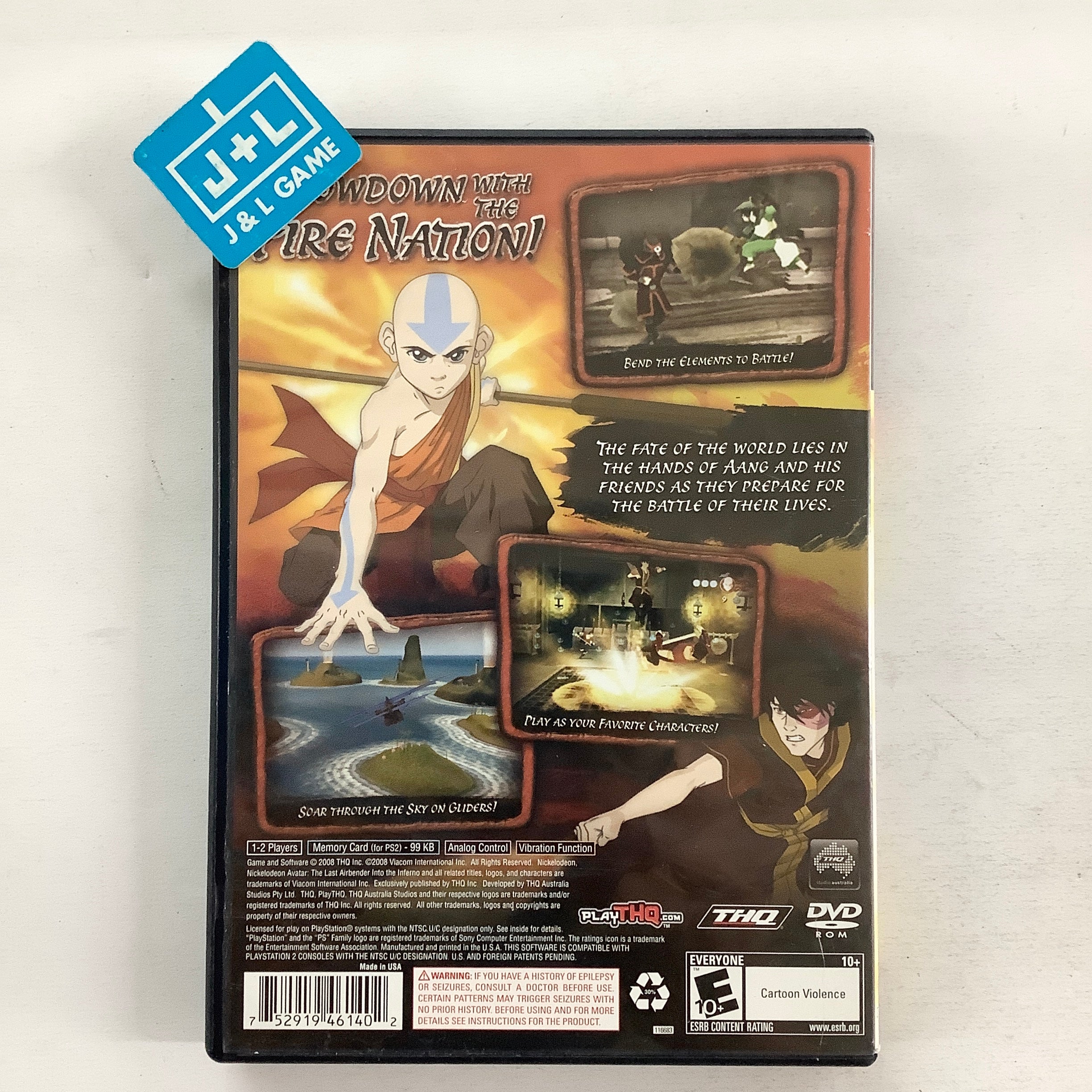 Avatar: The Last Airbender - Into the Inferno - (PS2) PlayStation 2 [Pre-Owned] Video Games THQ