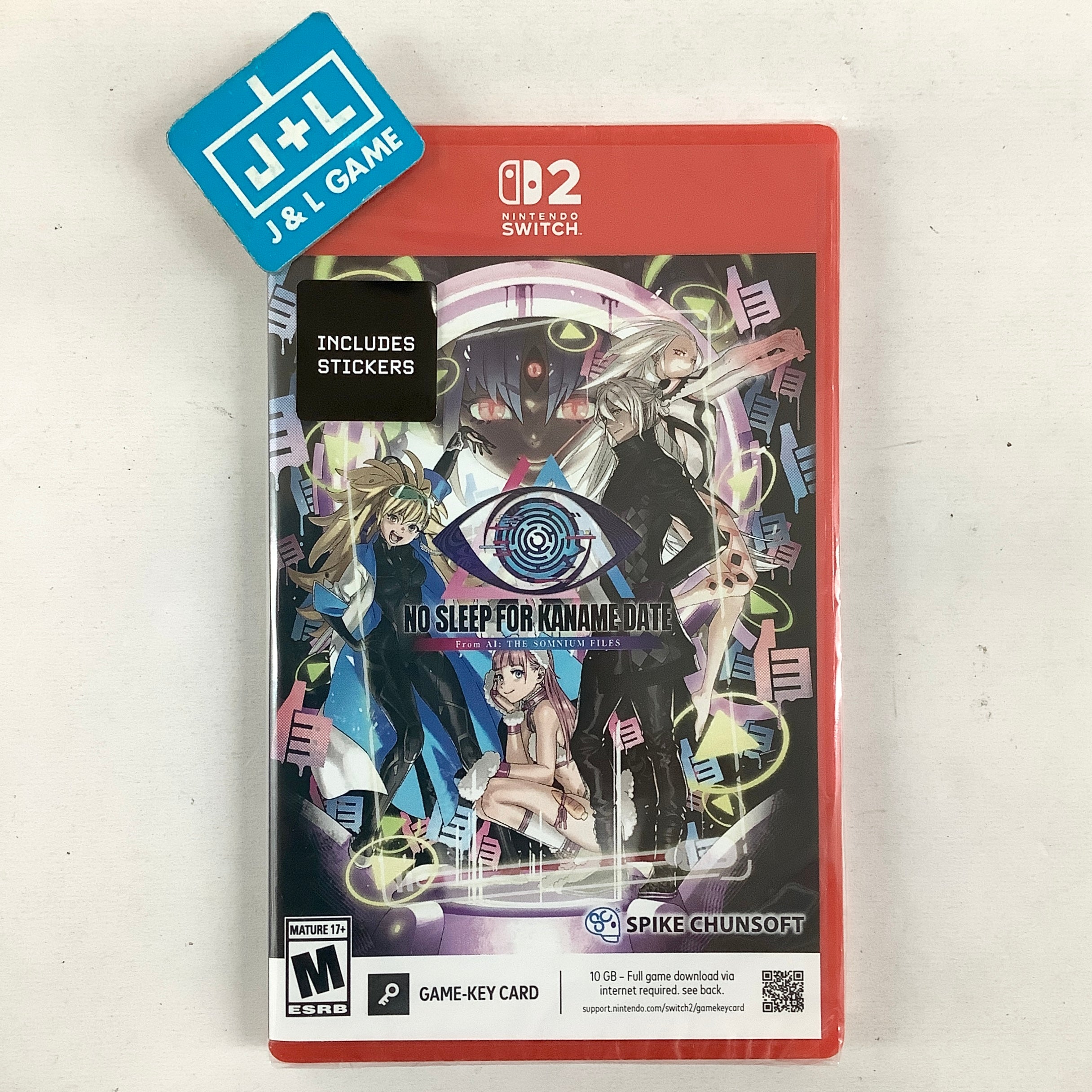 No Sleep For Kaname Date - From AI: The Somnium Files - (NS2) Nintendo Switch 2 Video Games Spike Chunsoft