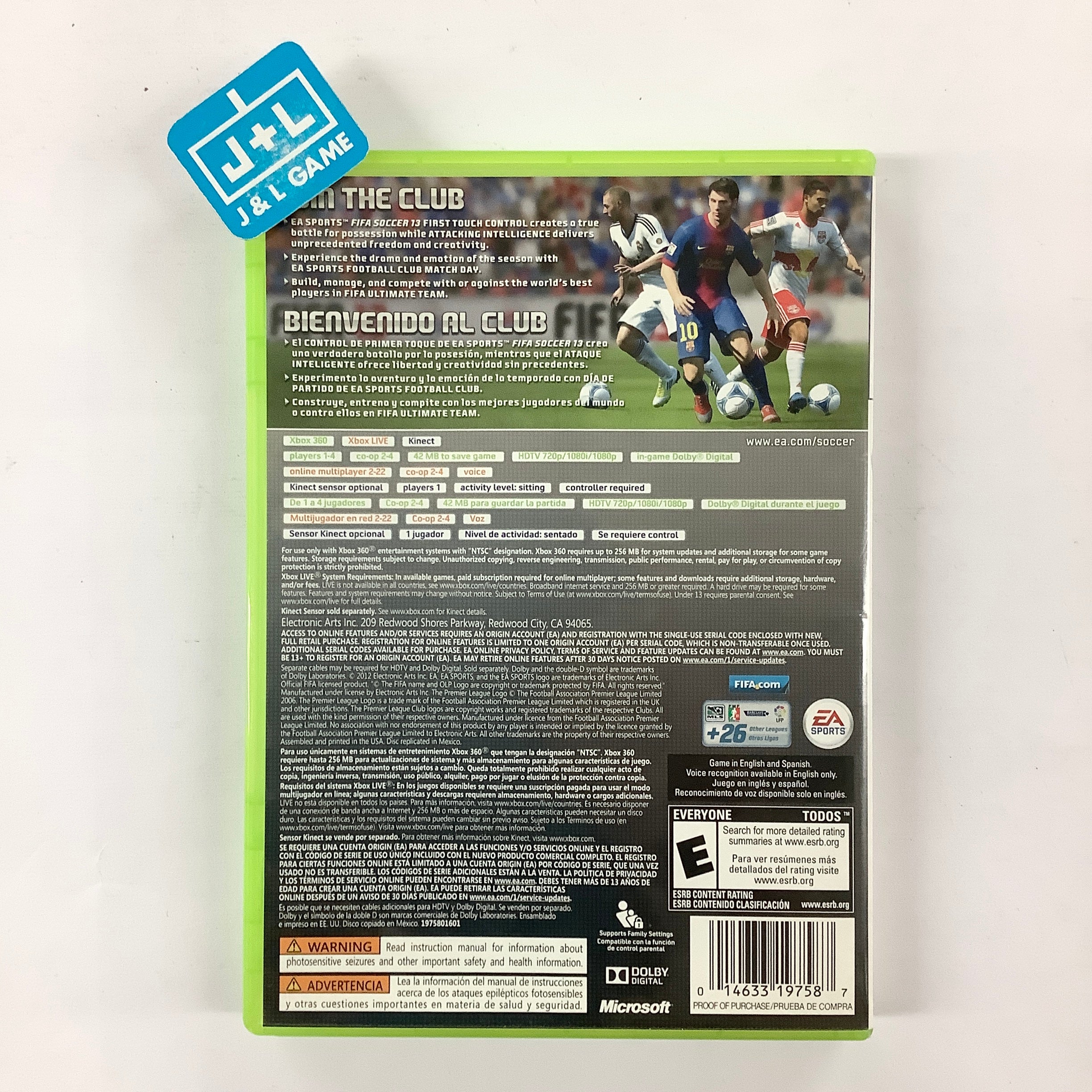 FIFA Soccer 13 - Xbox 360 [Pre-Owned] Video Games Electronic Arts   
