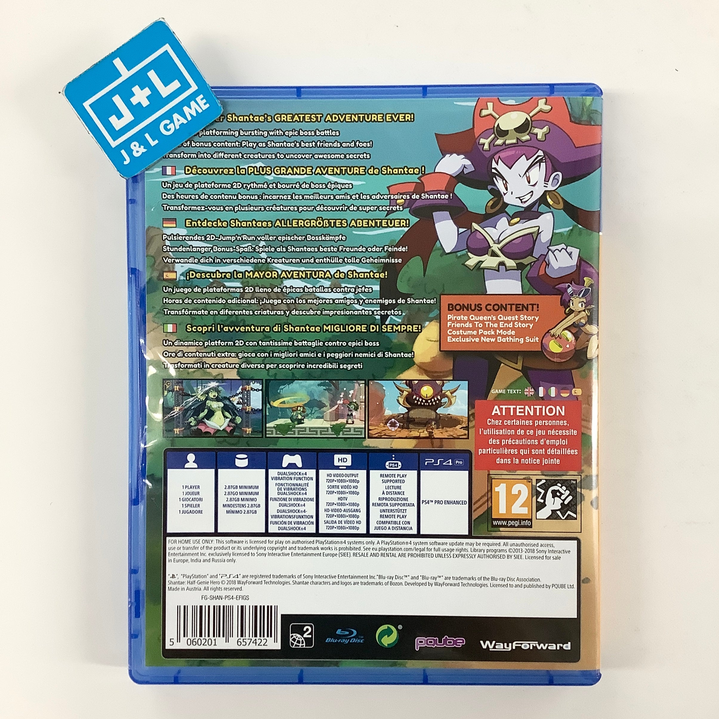 Shantae: Half-Genie Hero (Ultimate Edition) - (PS4) PlayStation 4 [Pre-Owned] (European Import)