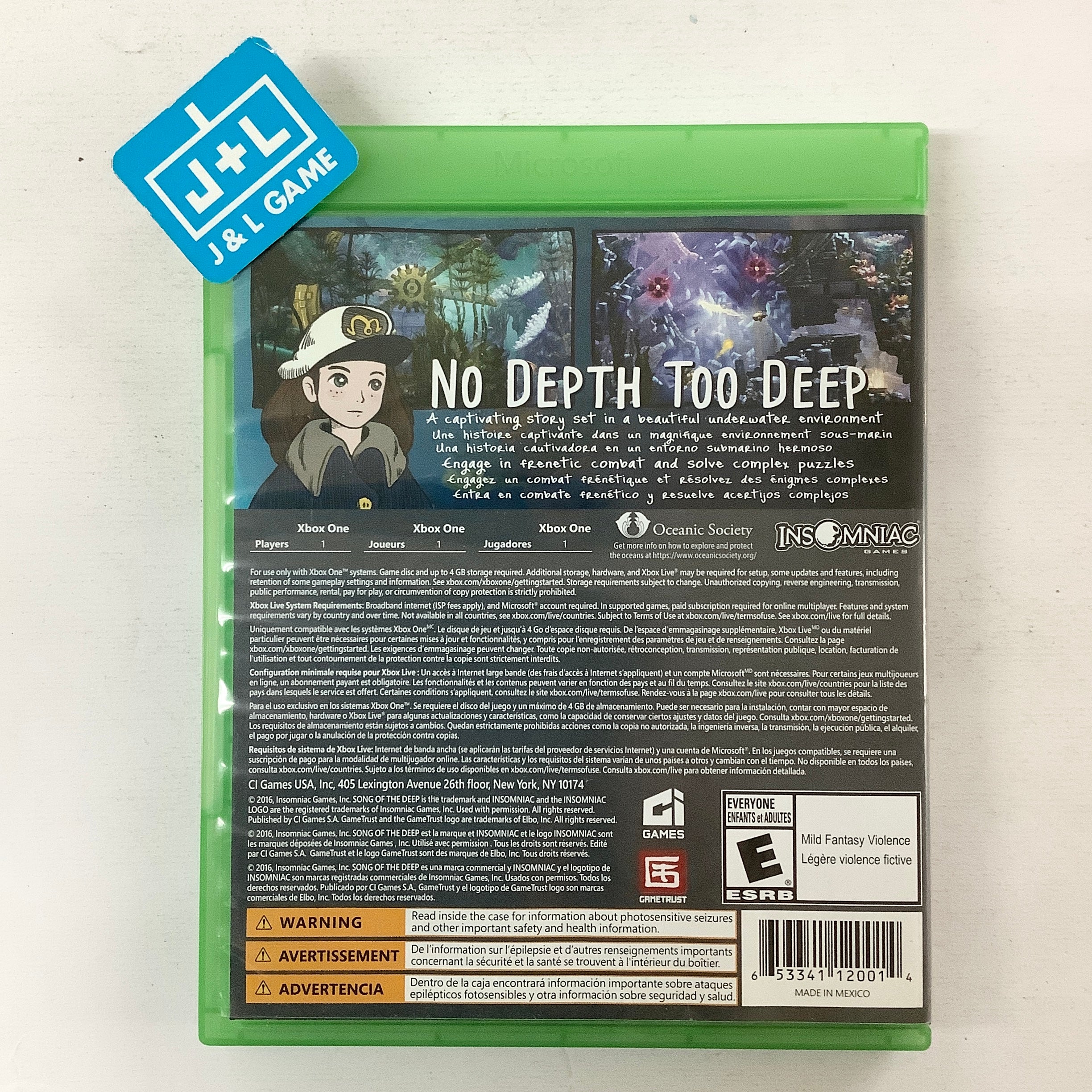 Song of the Deep - (XB1) Xbox One [Pre-Owned] Video Games CI Games
