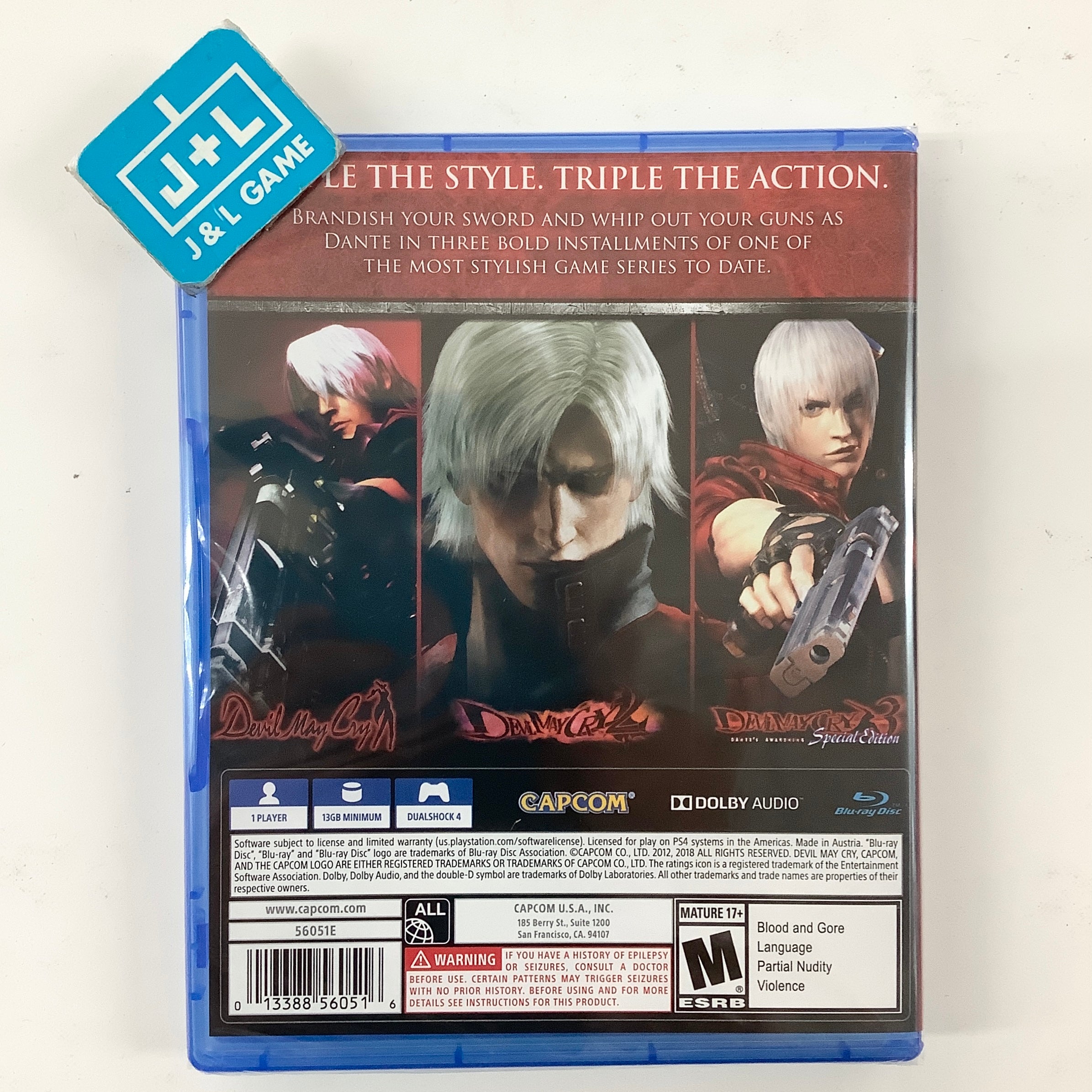 Devil May Cry HD Collection - (PS4) PlayStation 4 Video Games Capcom