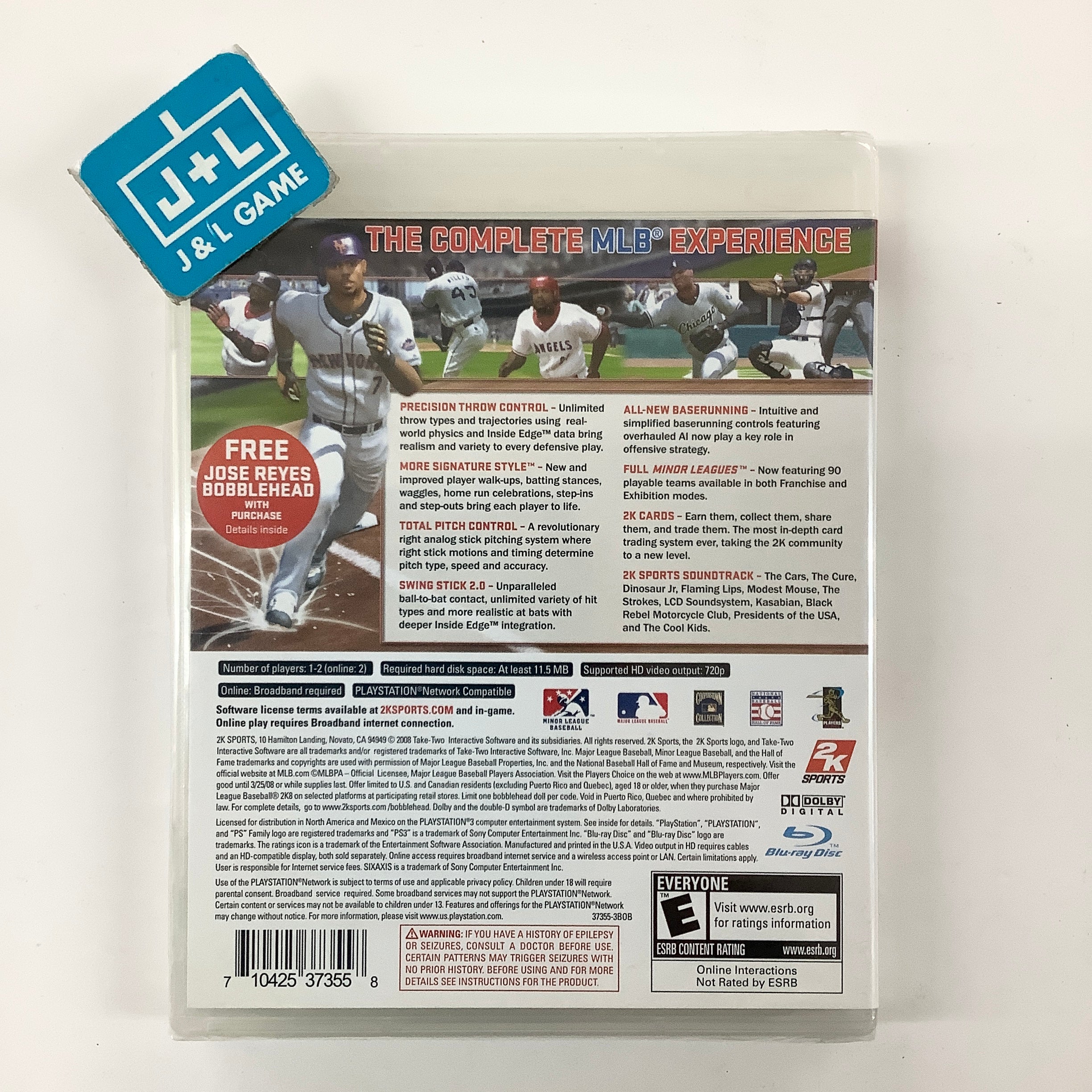 Major League Baseball 2K8 - (PS3) PlayStation 3