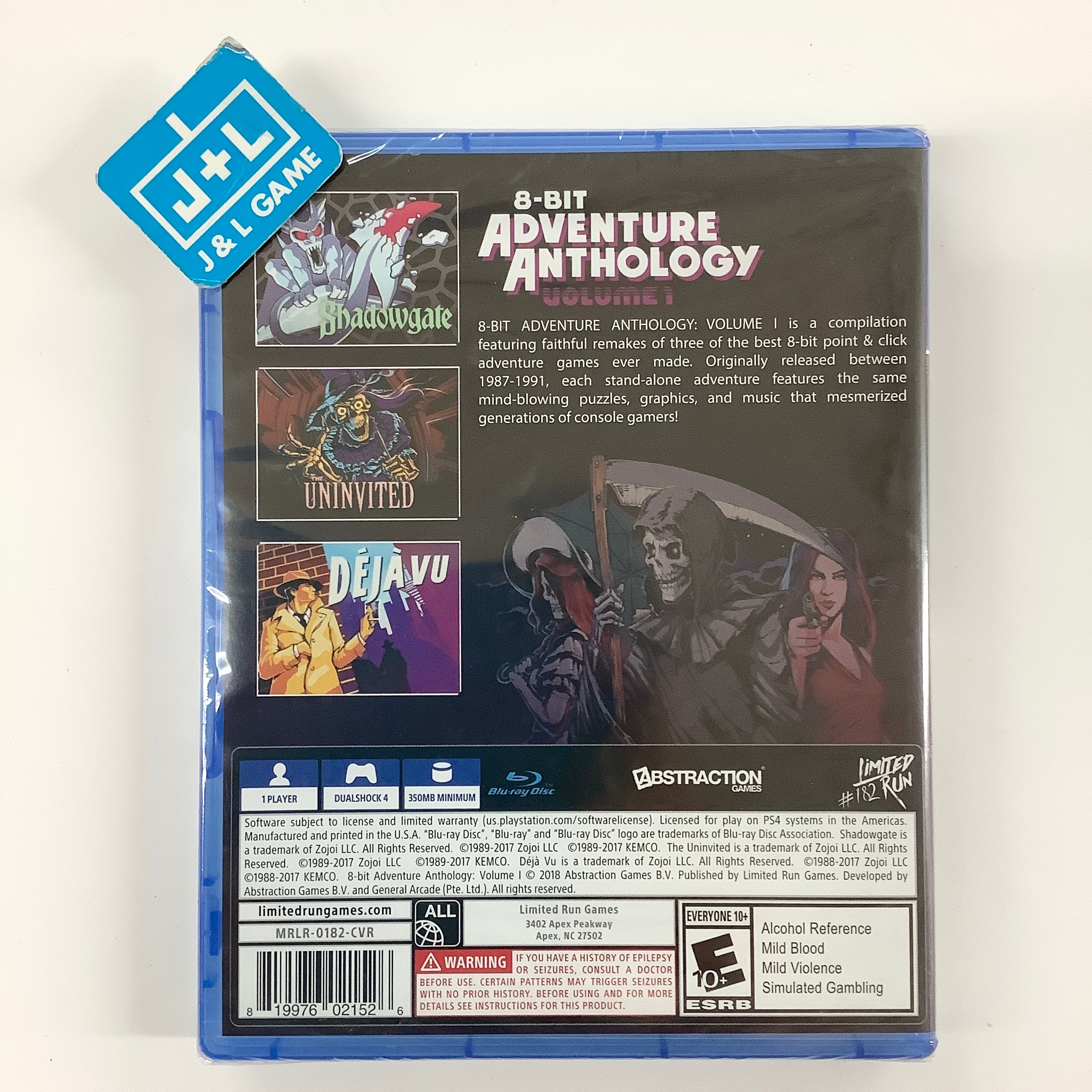 8-Bit Adventure Anthology: Volume 1 (Limited Run #182) - (PS4) PlayStation 4 Video Games Limited Run Games