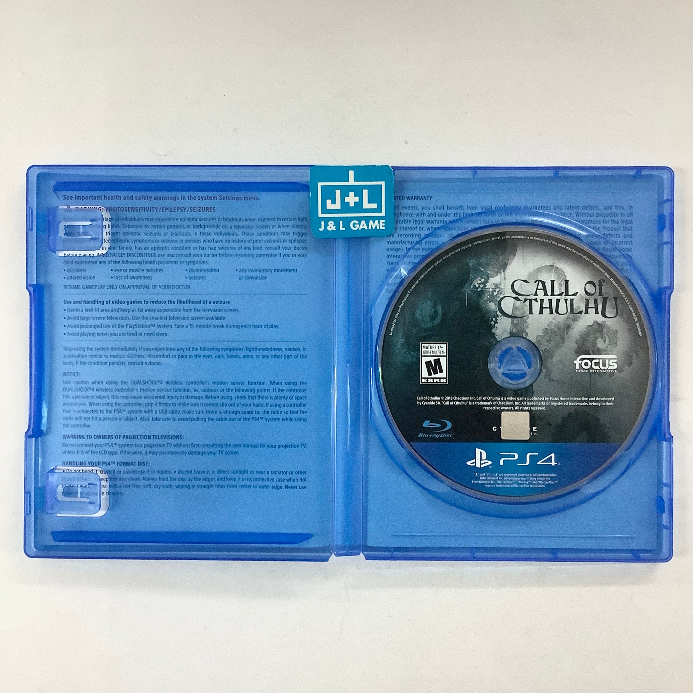 Call of Cthulhu - (PS4) PlayStation 4 [Pre-Owned] Video Games Focus Home Interactive   