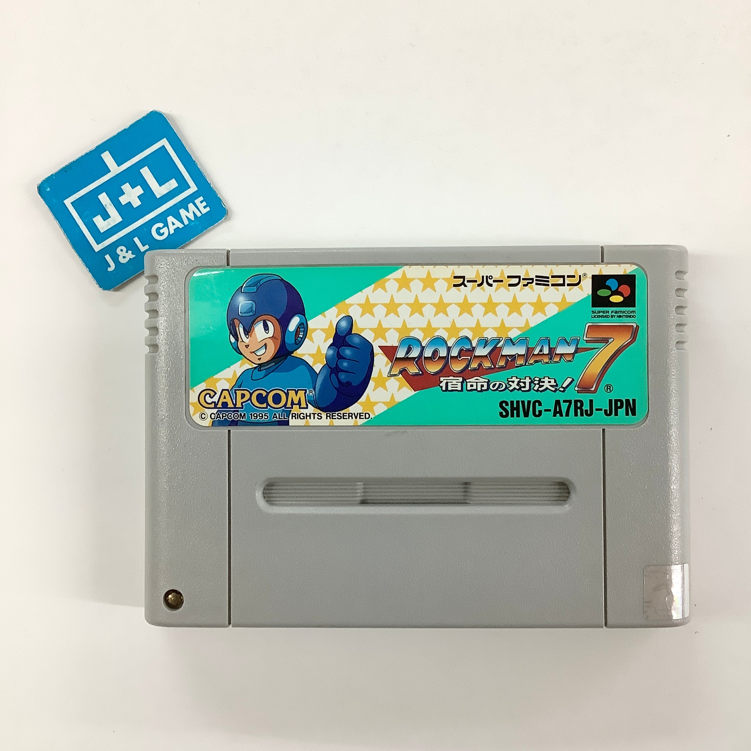 RockMan 7: Shukumei no Taiketsu! - (SFC) Super Famicom (Japanese Import) [Pre-Owned] Video Games Capcom