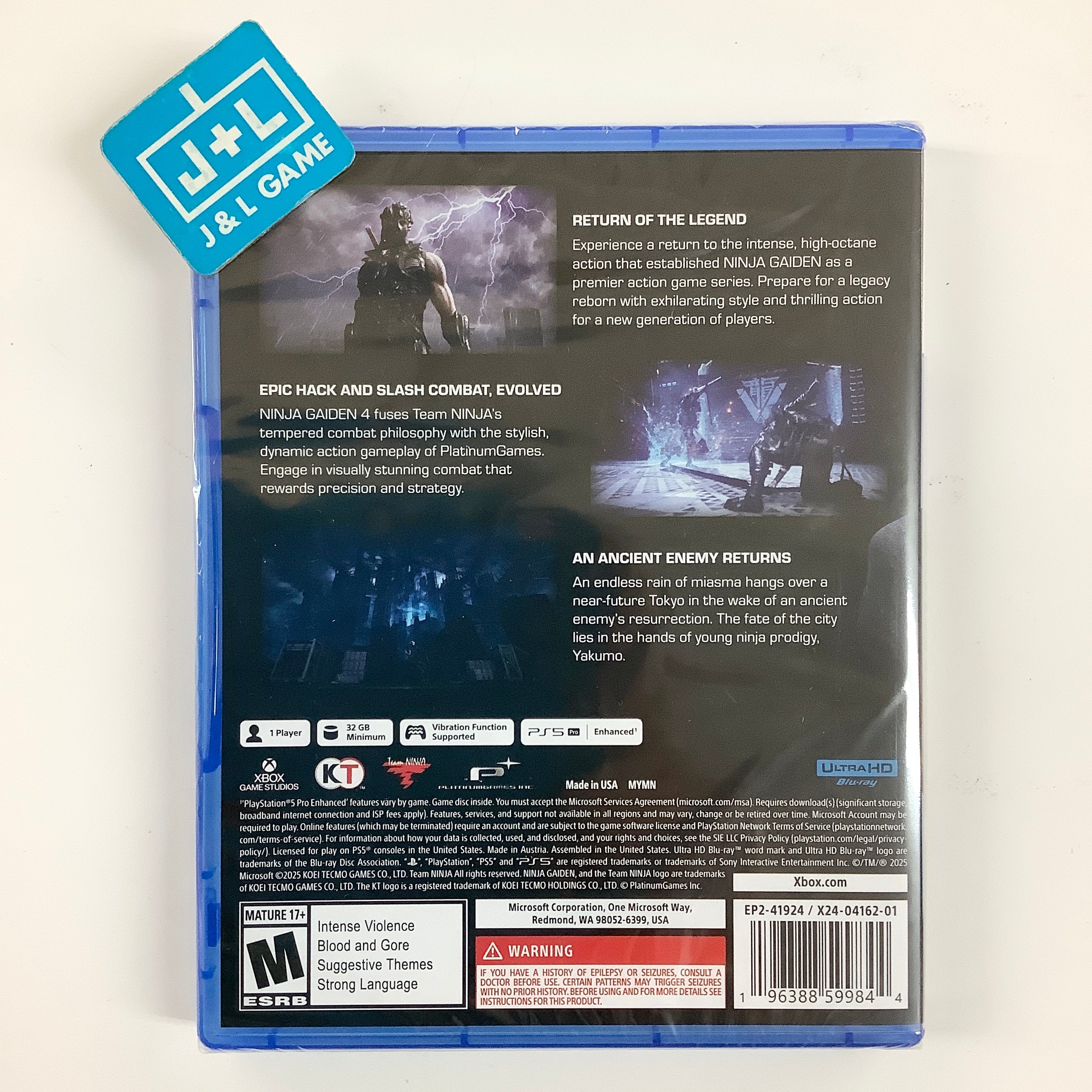 Ninja Gaiden 4 - (PS5) PlayStation 5 Video Games Xbox Game Studios