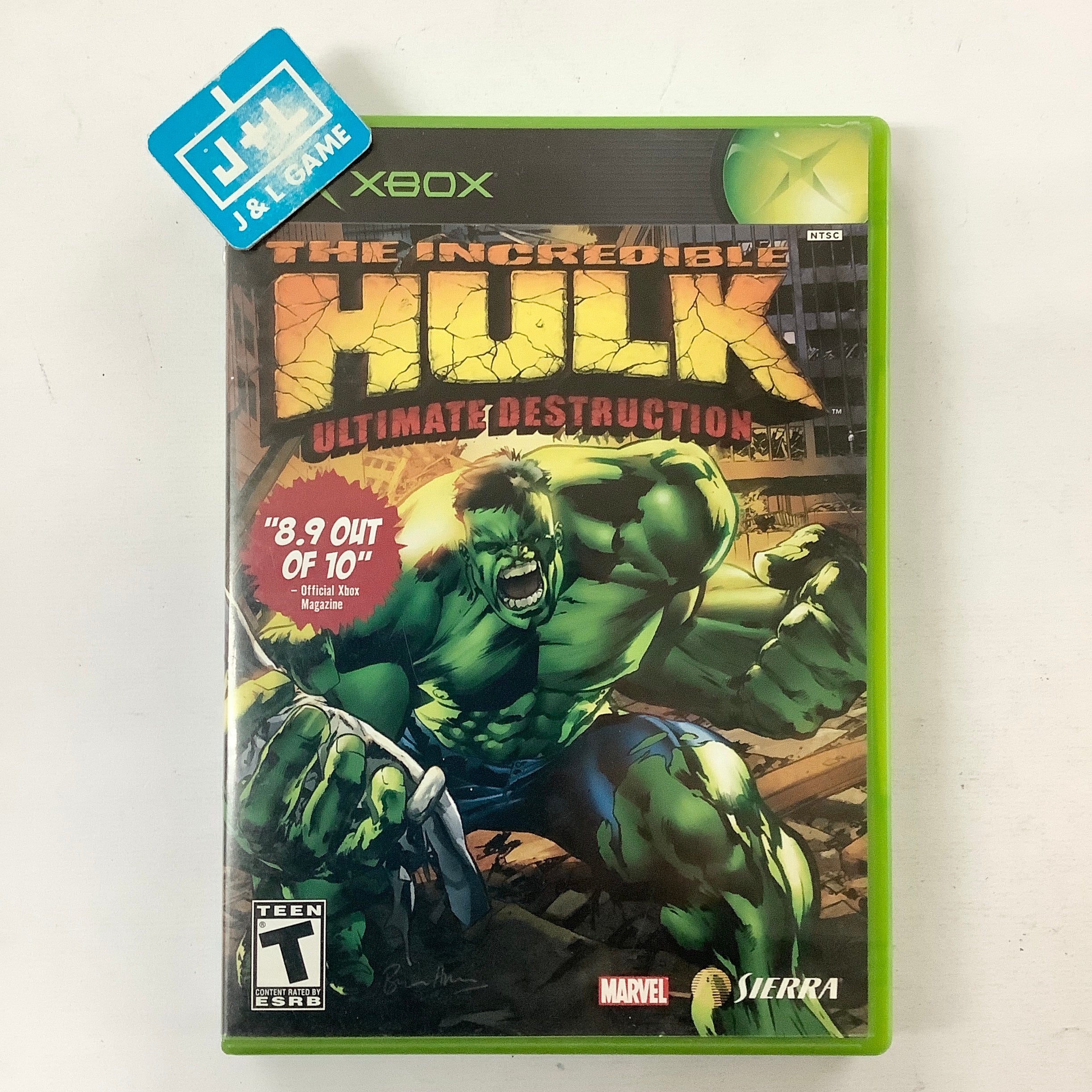 The Incredible Hulk: Ultimate Destruction - (XB) Xbox [Pre-Owned] Video Games VU Games   