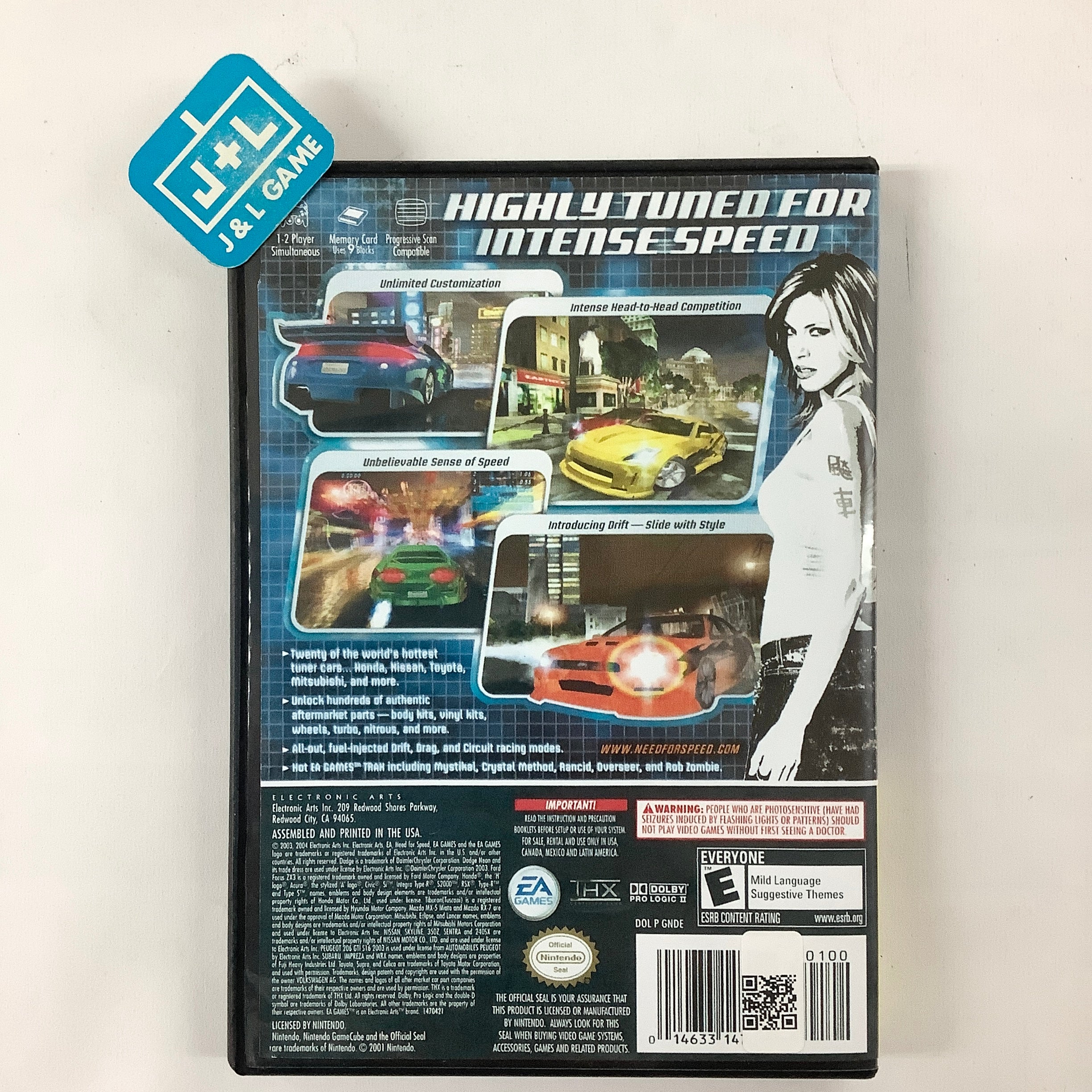Need for Speed Underground (Player's Choice) - (GC) GameCube [Pre-Owned] Video Games Electronic Arts   