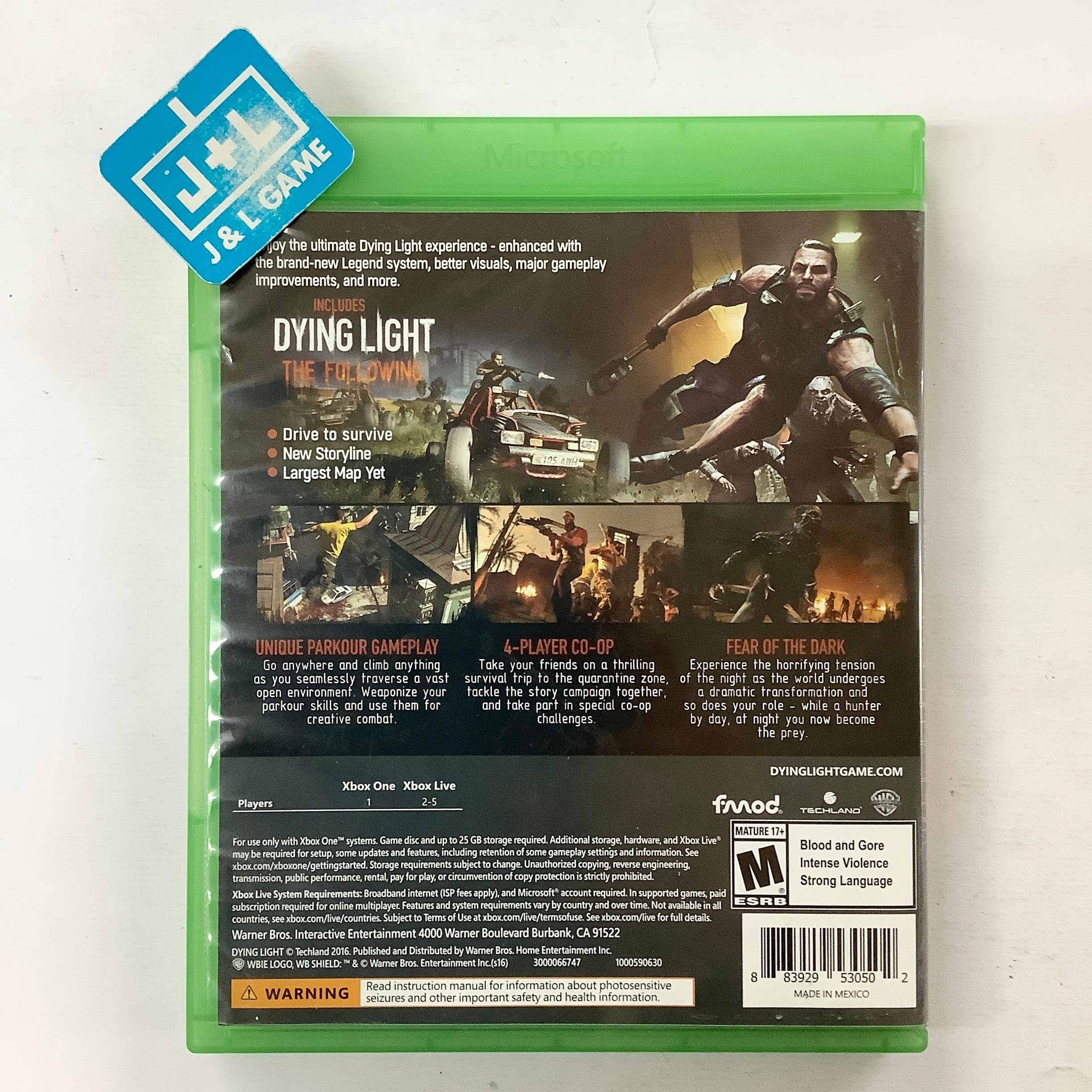 Dying Light: The Following - Enhanced Edition - (XB1) Xbox One [Pre-Owned] Video Games Warner Bros. Interactive Entertainment   