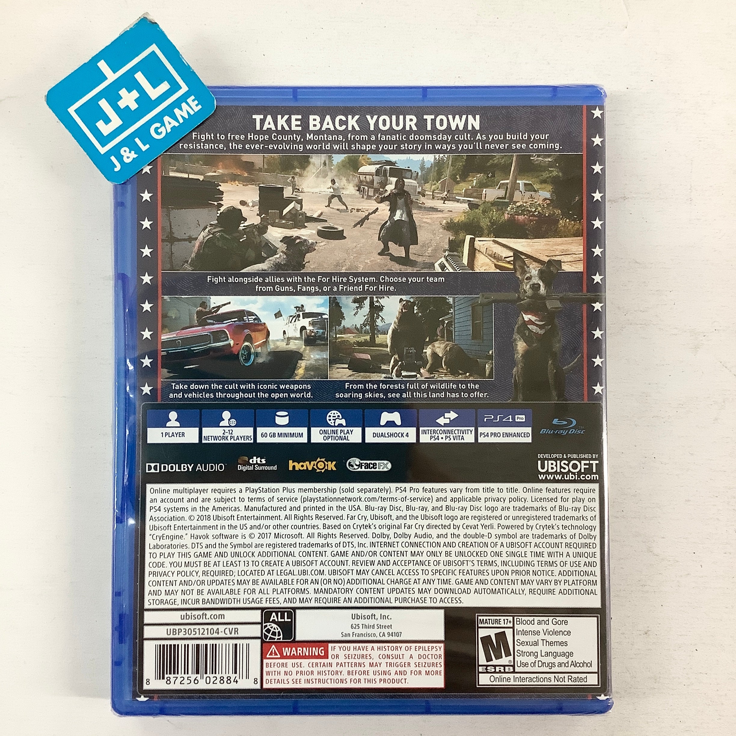 Far Cry 5 - (PS4) PlayStation 4 Video Games Ubisoft