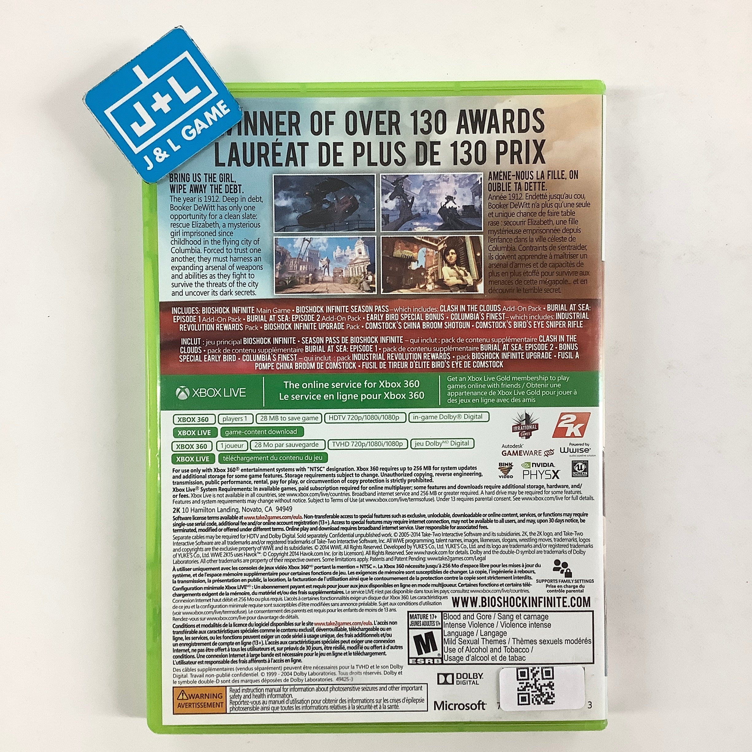 BioShock Infinite (The Complete Edition) - Xbox 360 [Pre-Owned] Video Games 2K Games