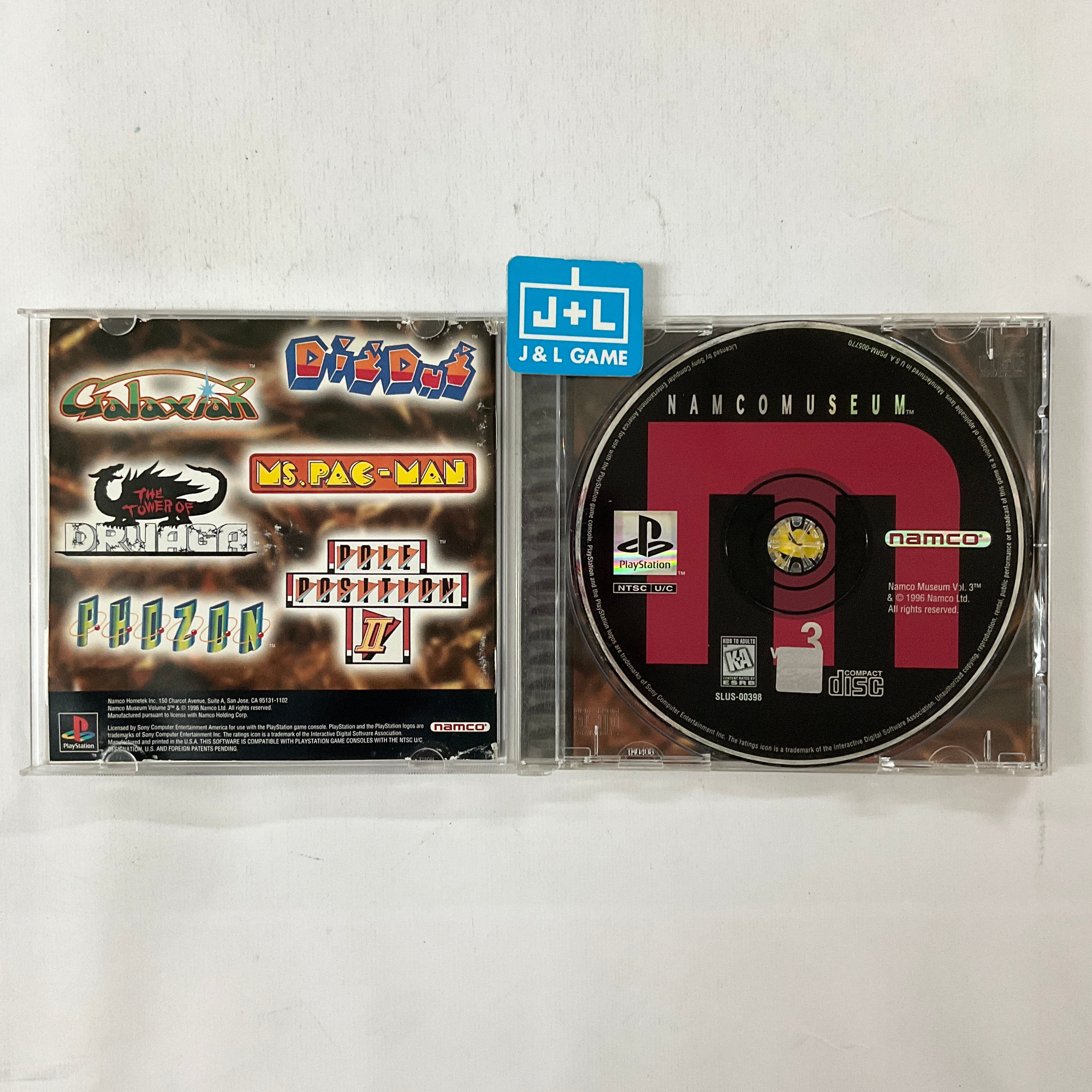 Namco Museum Vol. 3 (With Big M) - (PS1) PlayStation 1 [Pre-Owned] Video Games Namco   