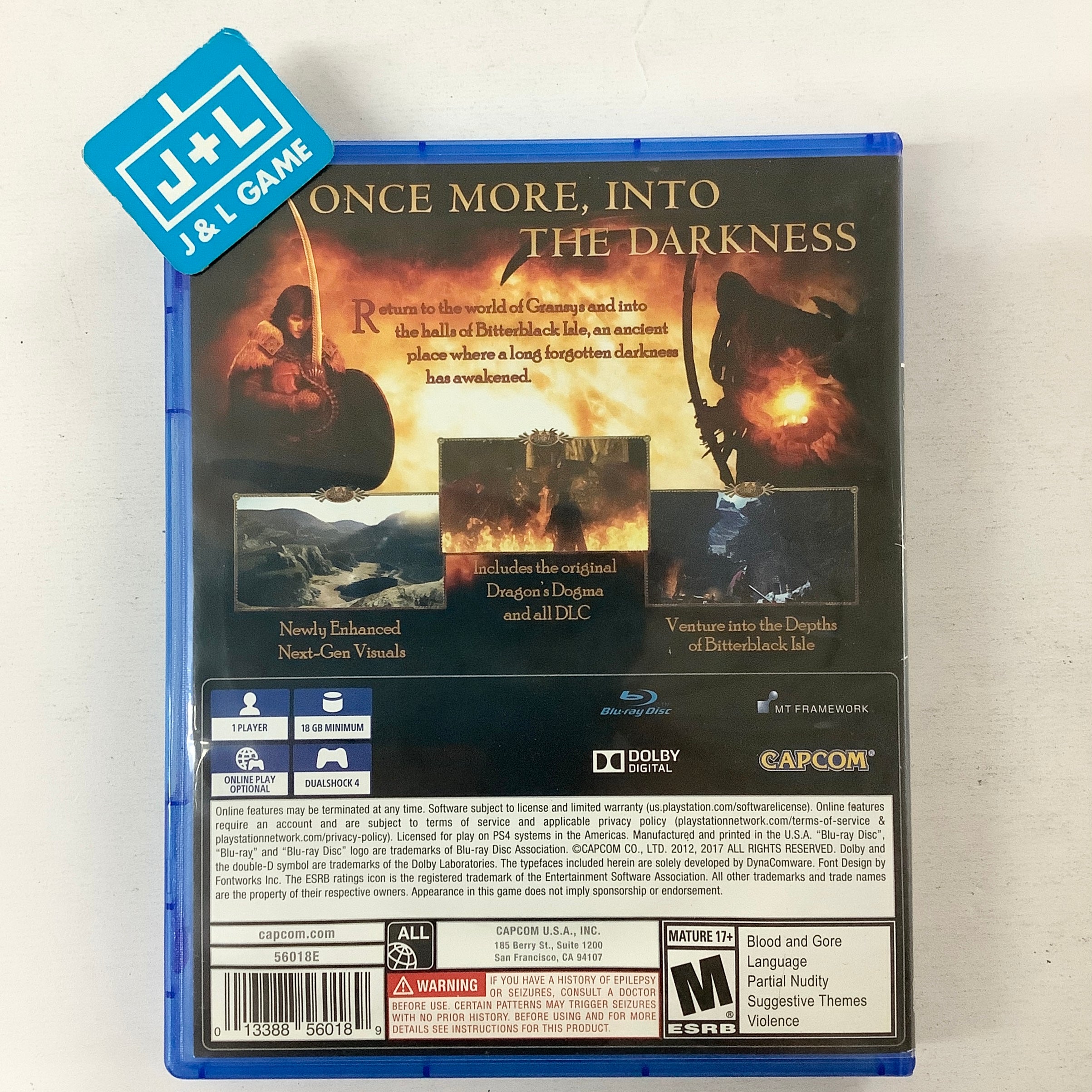 Dragon's Dogma: Dark Arisen - (PS4) PlayStation 4 [Pre-Owned] Video Games Capcom   