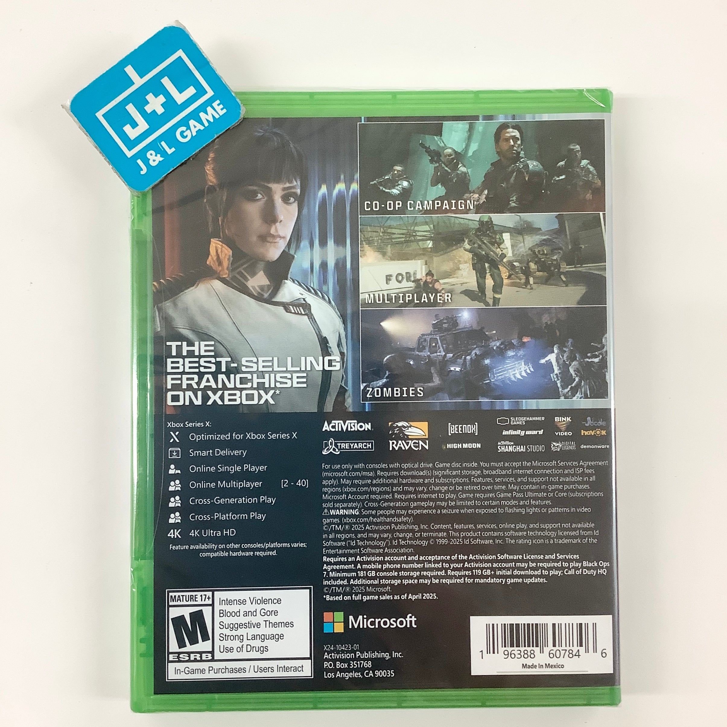 Call of Duty: Black Ops 7 (Cross-Gen Bundle) - (XSX) Xbox Series X & (XB1) Xbox One Video Games Activision