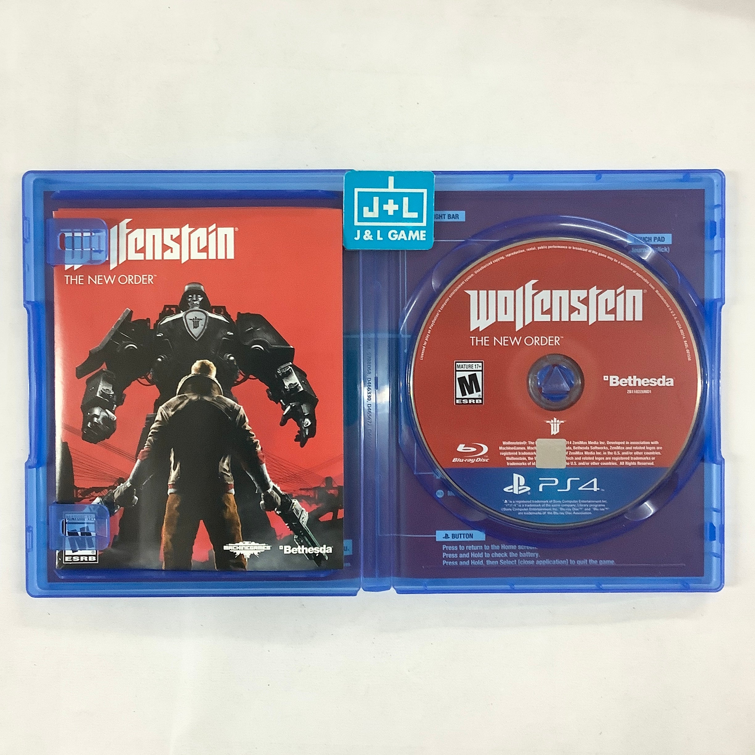 Wolfenstein: The New Order - (PS4) PlayStation 4 [Pre-Owned] Video Games Bethesda Softworks
