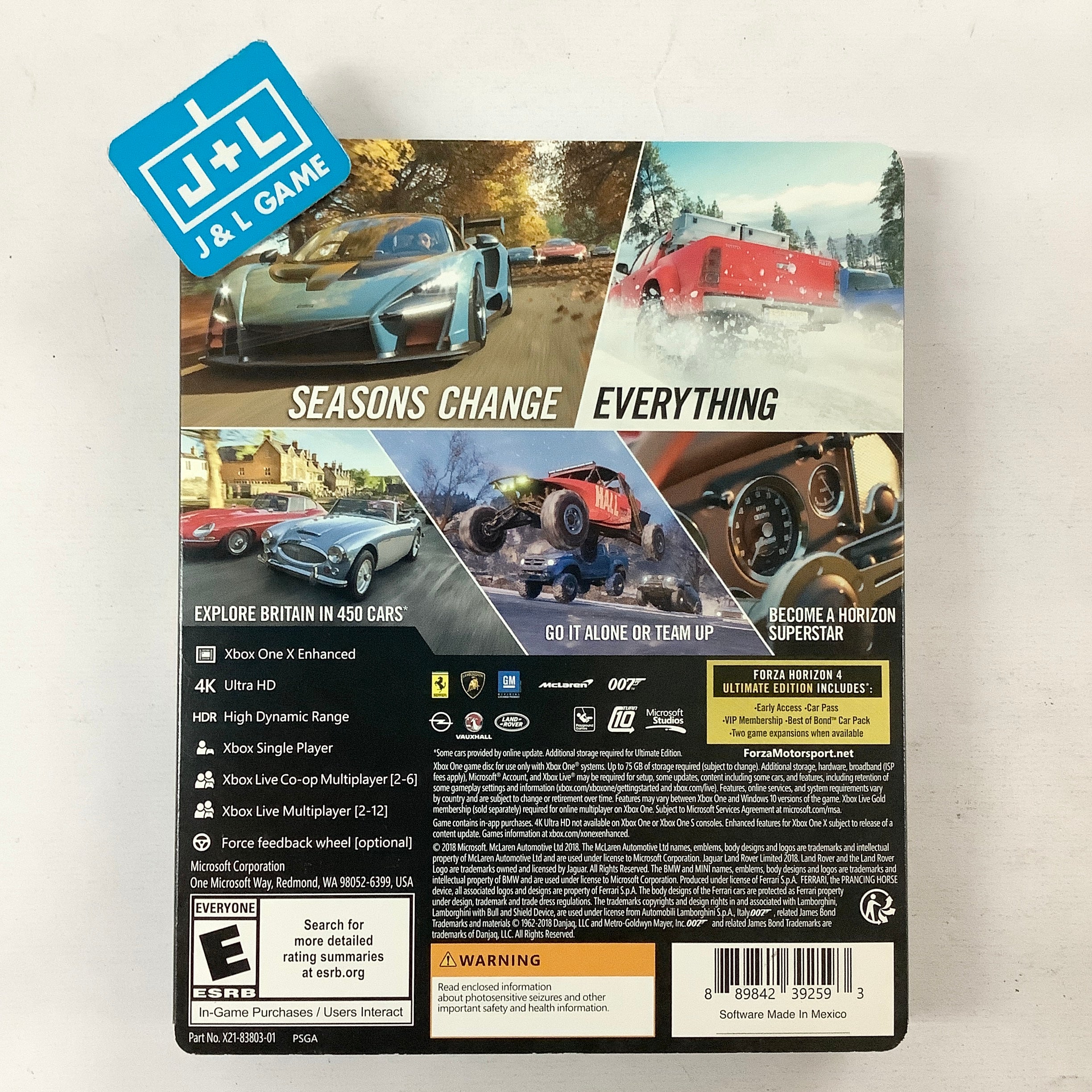 FORZA HORIZON 4 Ultimate Edition Xbox One/Pc 2018 Fast 24H Ship FORZA HORIZON 4 Ultimate Edition Xbox One/Pc 2018 Fast 24H Ship