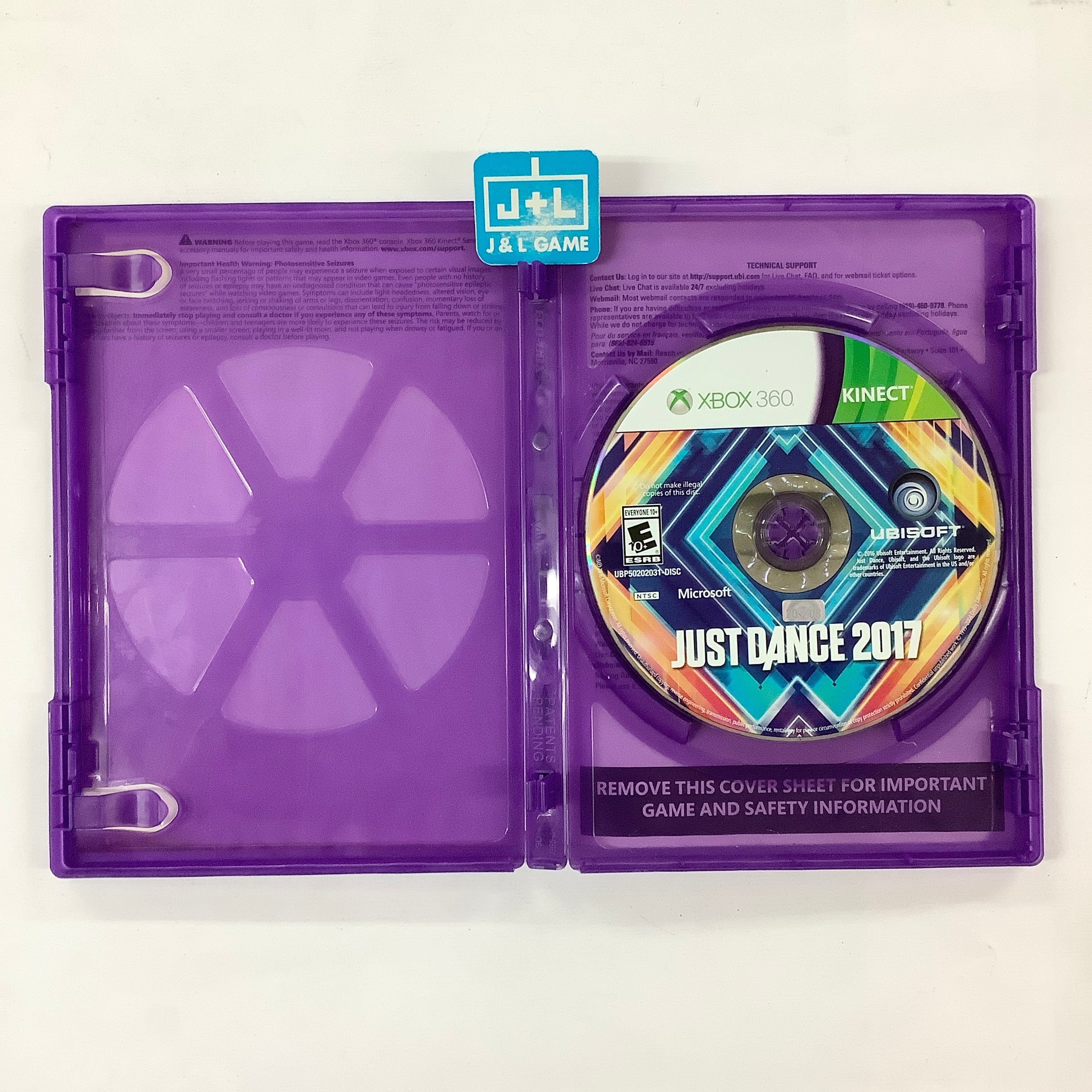 Just Dance 2017 (Kinect Required) - Xbox 360 [Pre-Owned] Video Games Ubisoft   