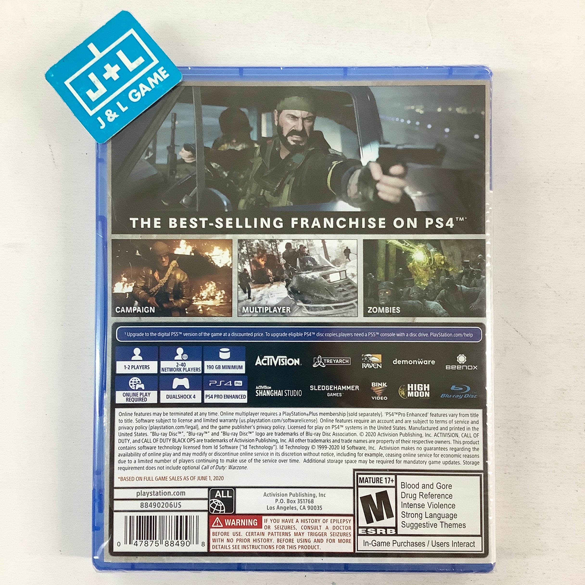 Call of Duty: Black Ops Cold War - (PS4) PlayStation 4 Video Games ACTIVISION