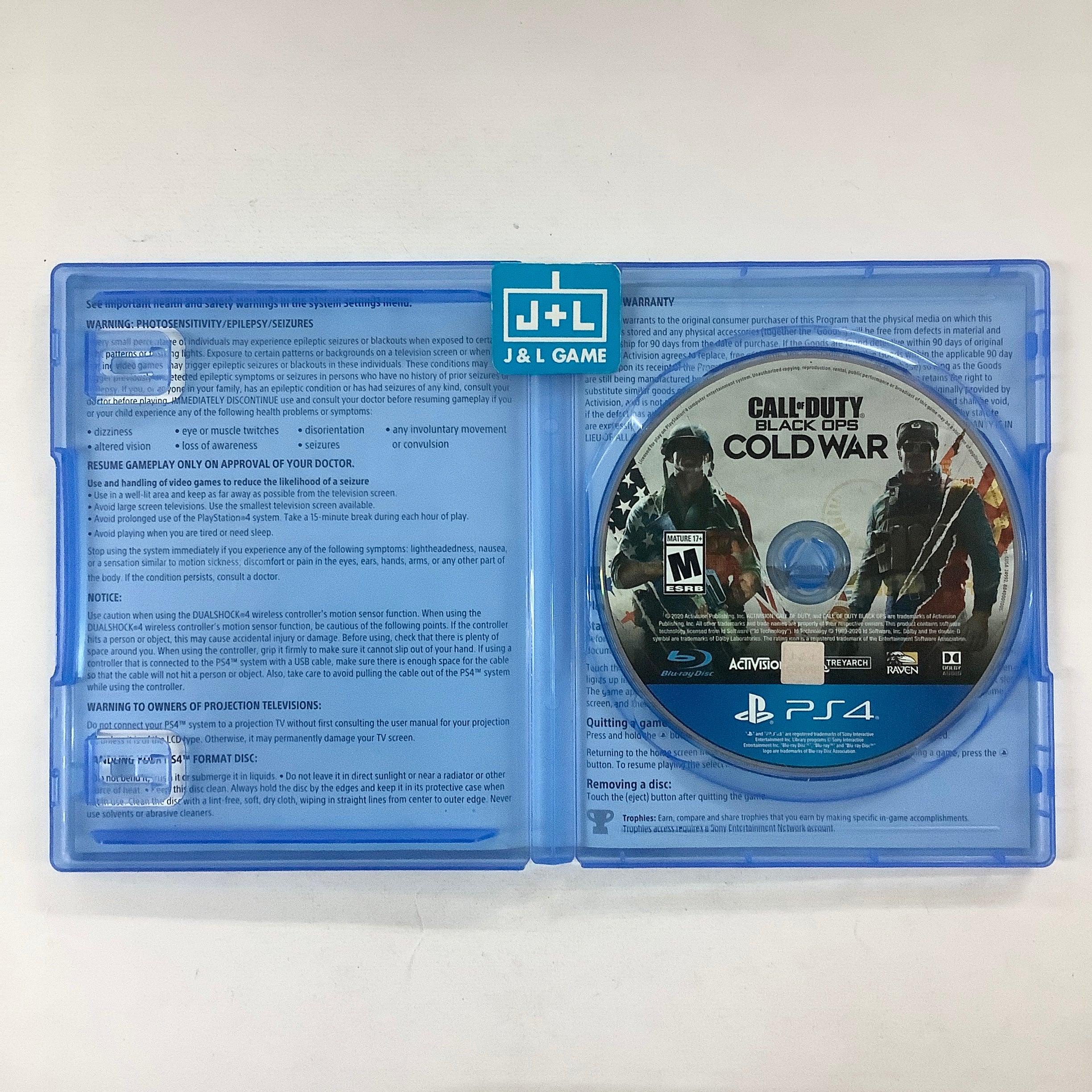 Call of Duty: Black Ops Cold War - (PS4) PlayStation 4 [Pre-Owned] Video Games ACTIVISION   