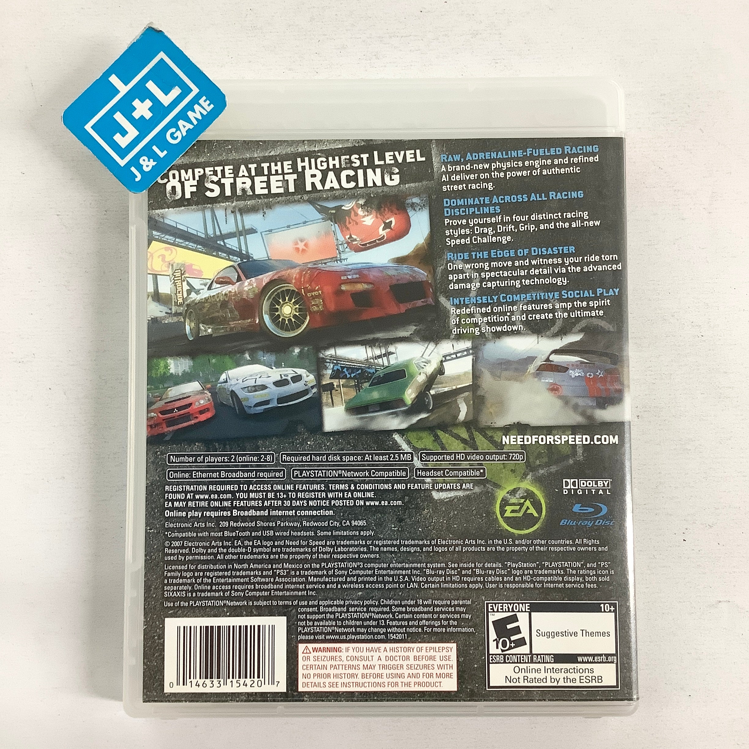 Need for Speed: ProStreet - (PS3 PlayStation 3 [Pre-Owned] Video Games EA Games