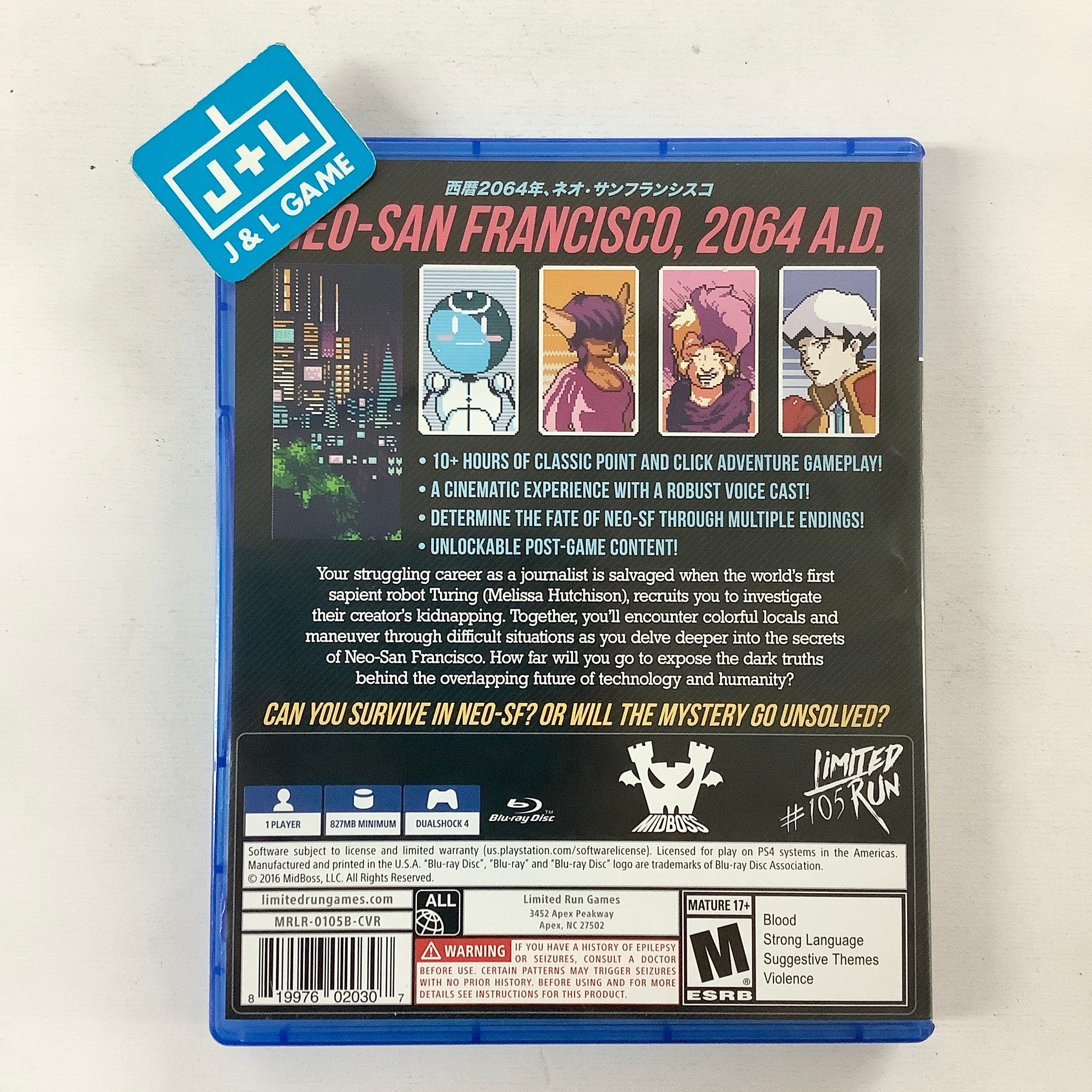 2064: Read Only Memories (Limited Run #105) - (PS4) PlayStation 4