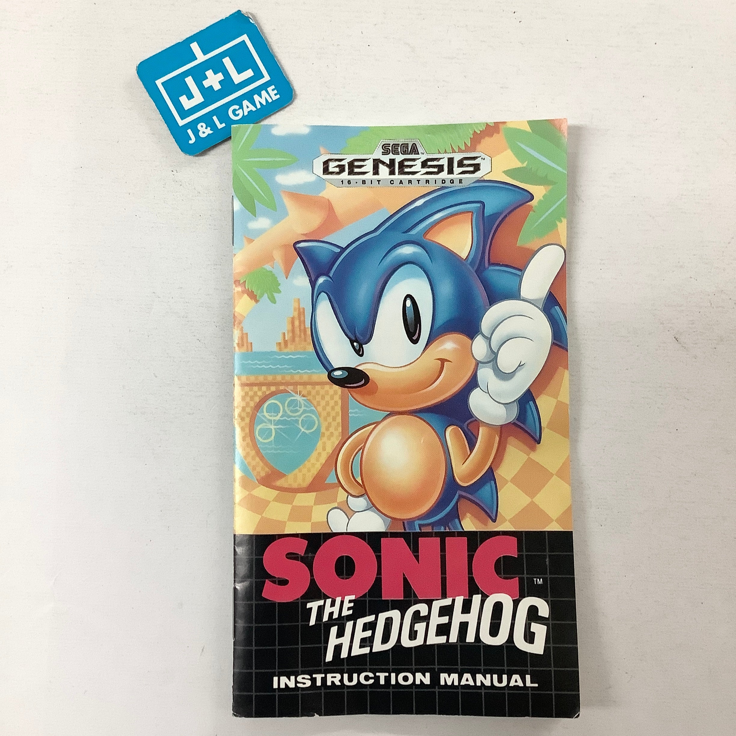 Sonic the Hedgehog - (SG) SEGA Genesis [Pre-Owned] Video Games Sega