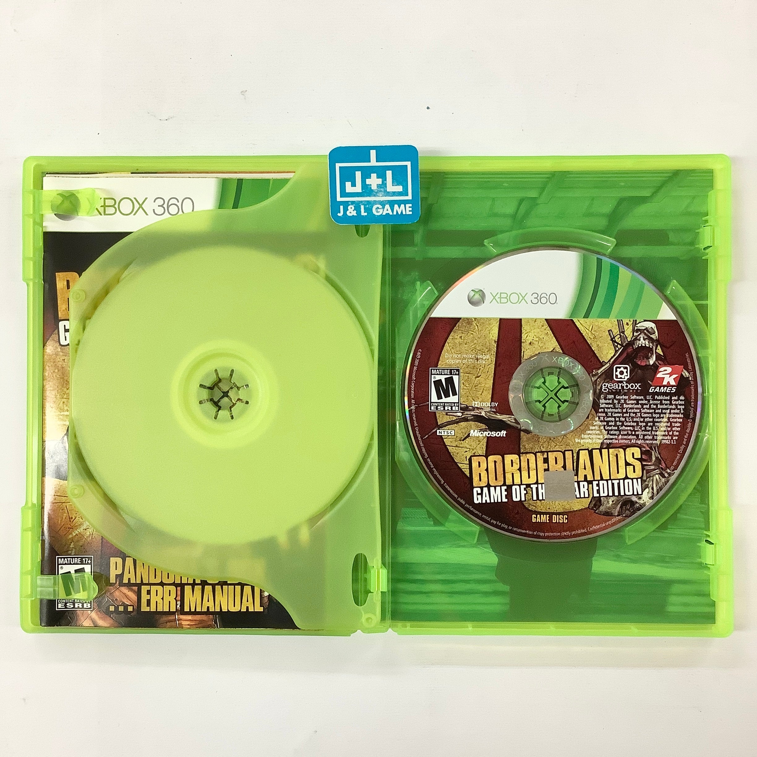 Borderlands: Game of the Year Edition - Xbox 360 [Pre-Owned] Video Games Take-Two Interactive   