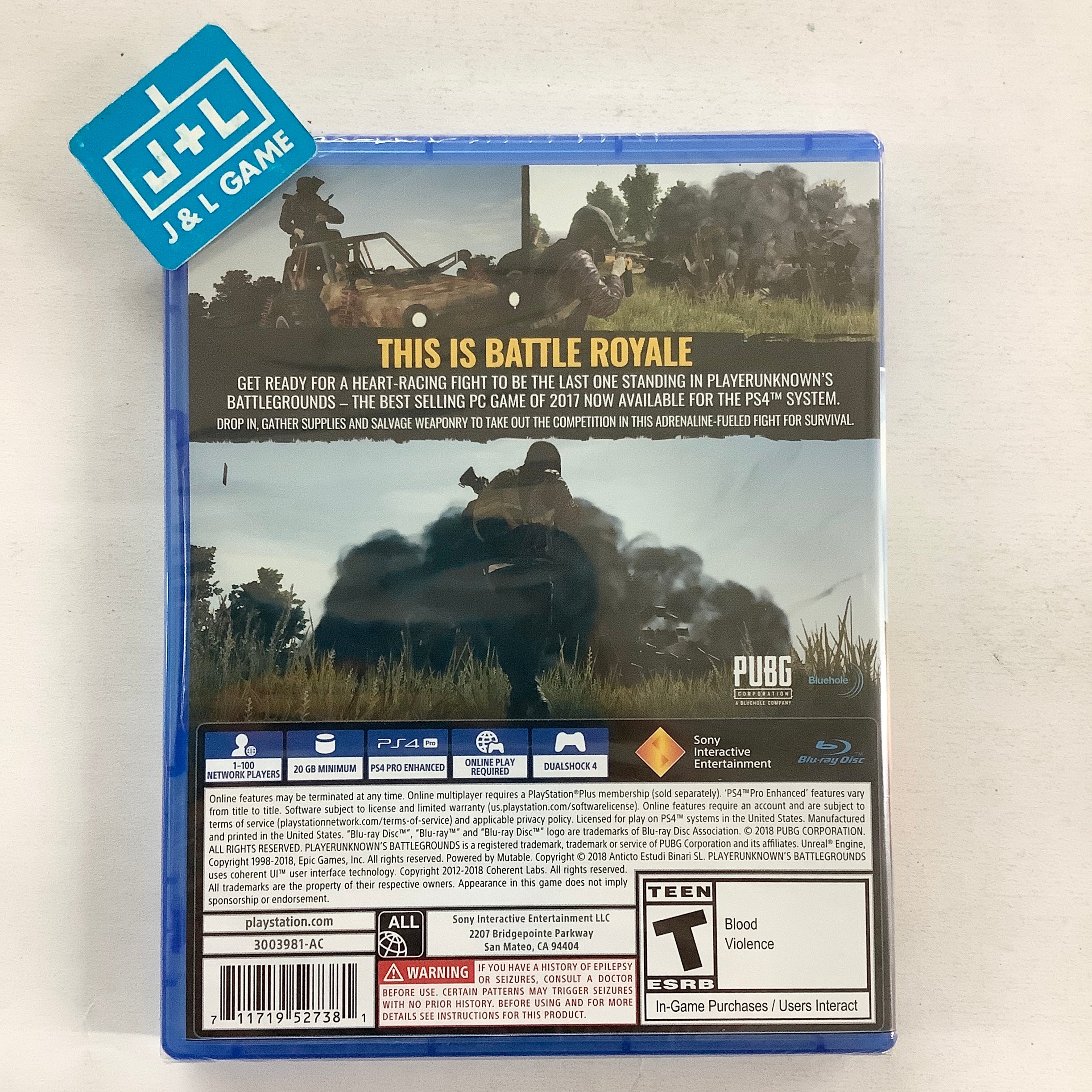PlayerUnknown's Battlegrounds - (PS4) PlayStation 4 Video Games PlayStation