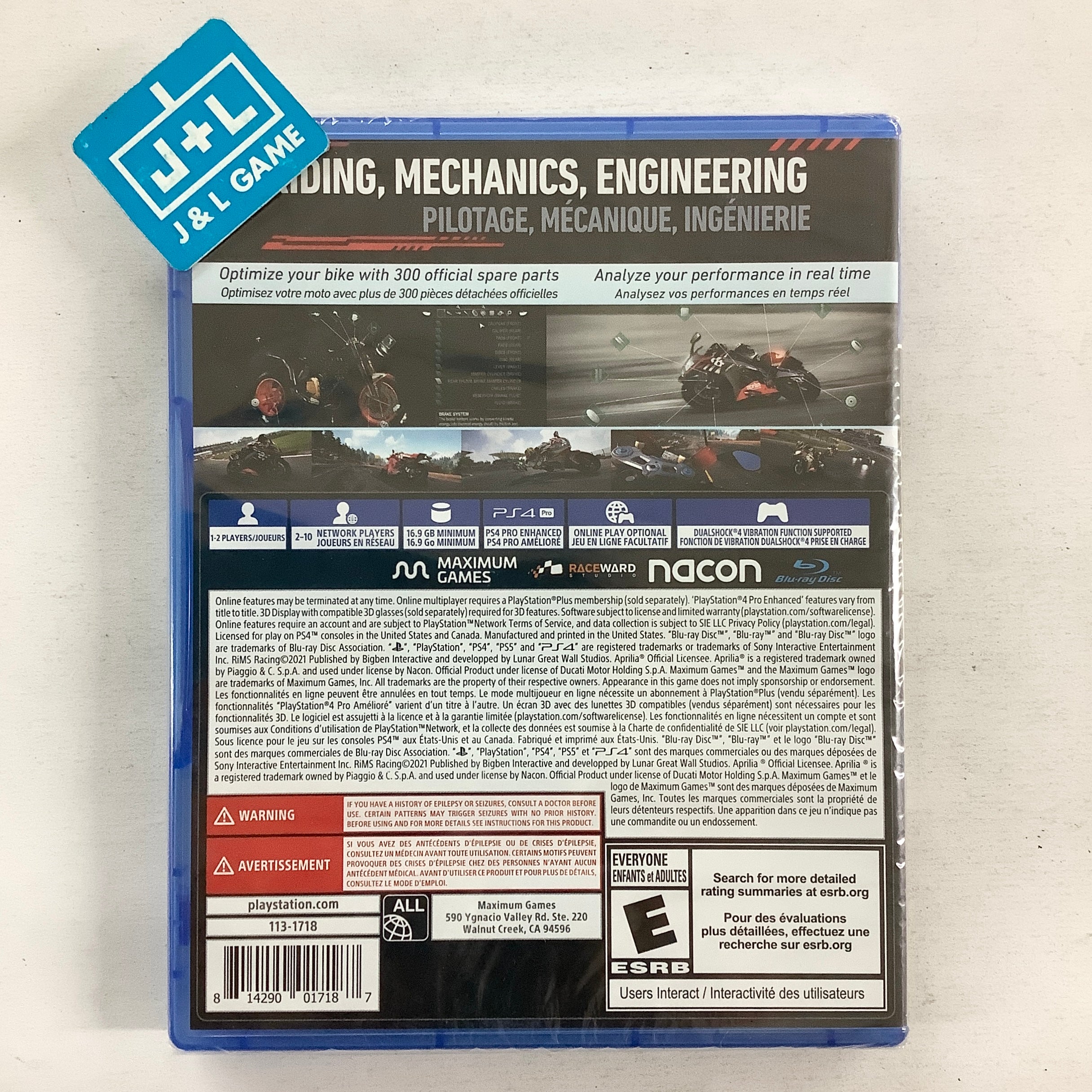 RiMS Racing - (PS4) PlayStation 4 DVD Maximum Games