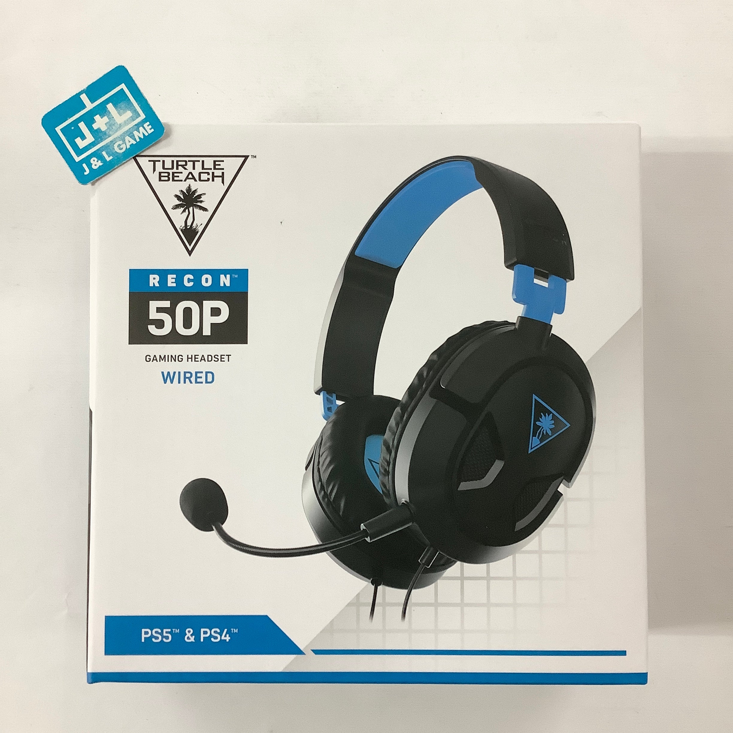 Turtle Beach Recon 50P Wired Gaming Headset (Black) - (PS5) PlayStation 5 Accessories Turtle Beach   