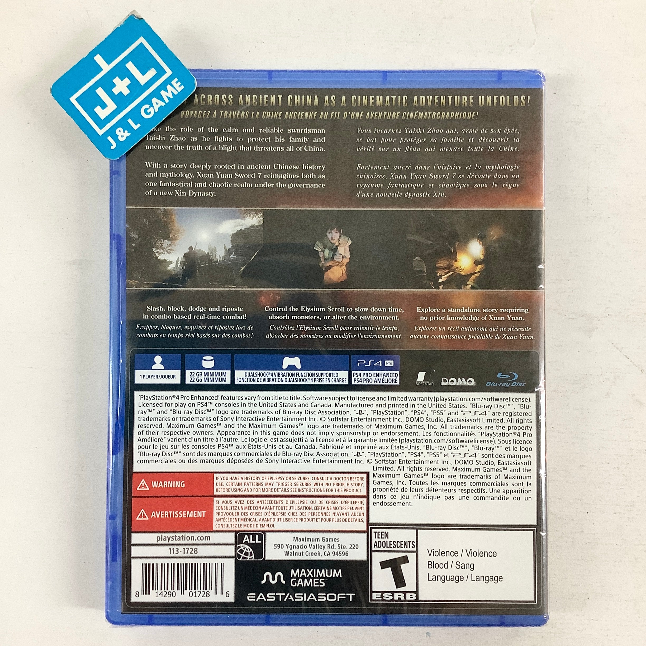 Xuan Yuan Sword 7 - (PS4) PlayStation 4 Video Games Maximum Games