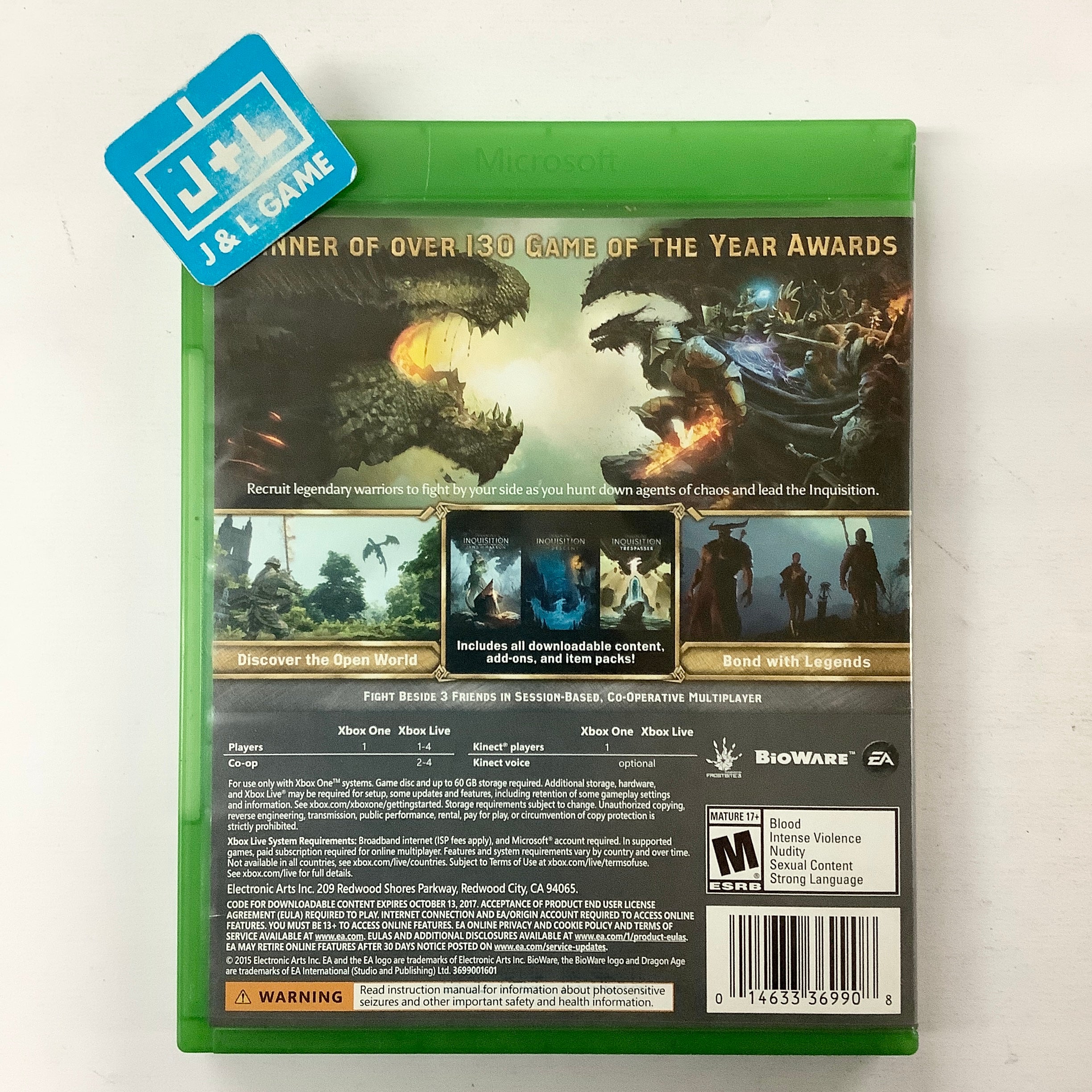 Dragon Age: Inquisition (Game of the Year Edition) - (XB1) Xbox One [Pre-Owned] Video Games Electronic Arts   