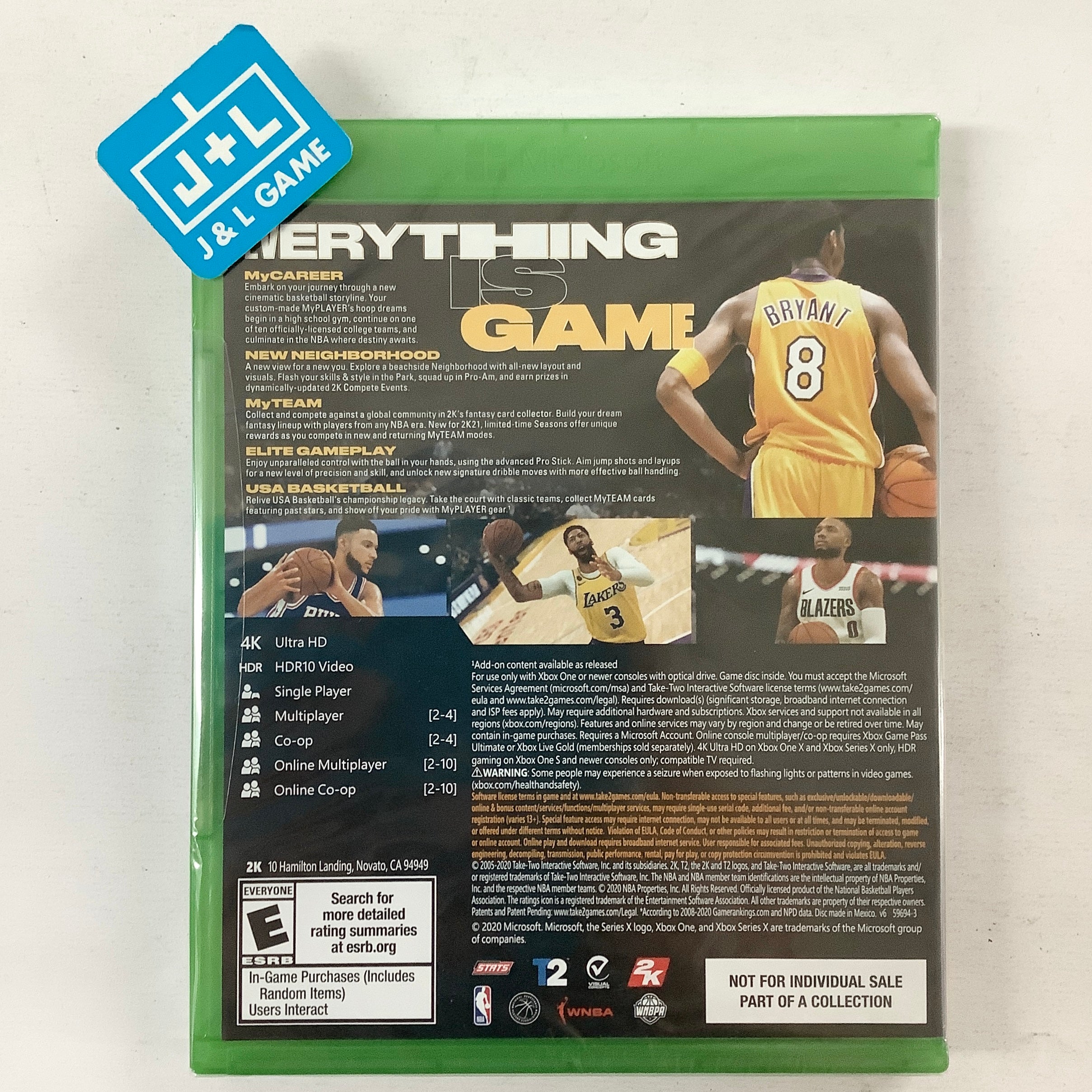 NBA 2K21 (Mamba Forever Edition) - (XB1) Xbox One Video Games 2K   