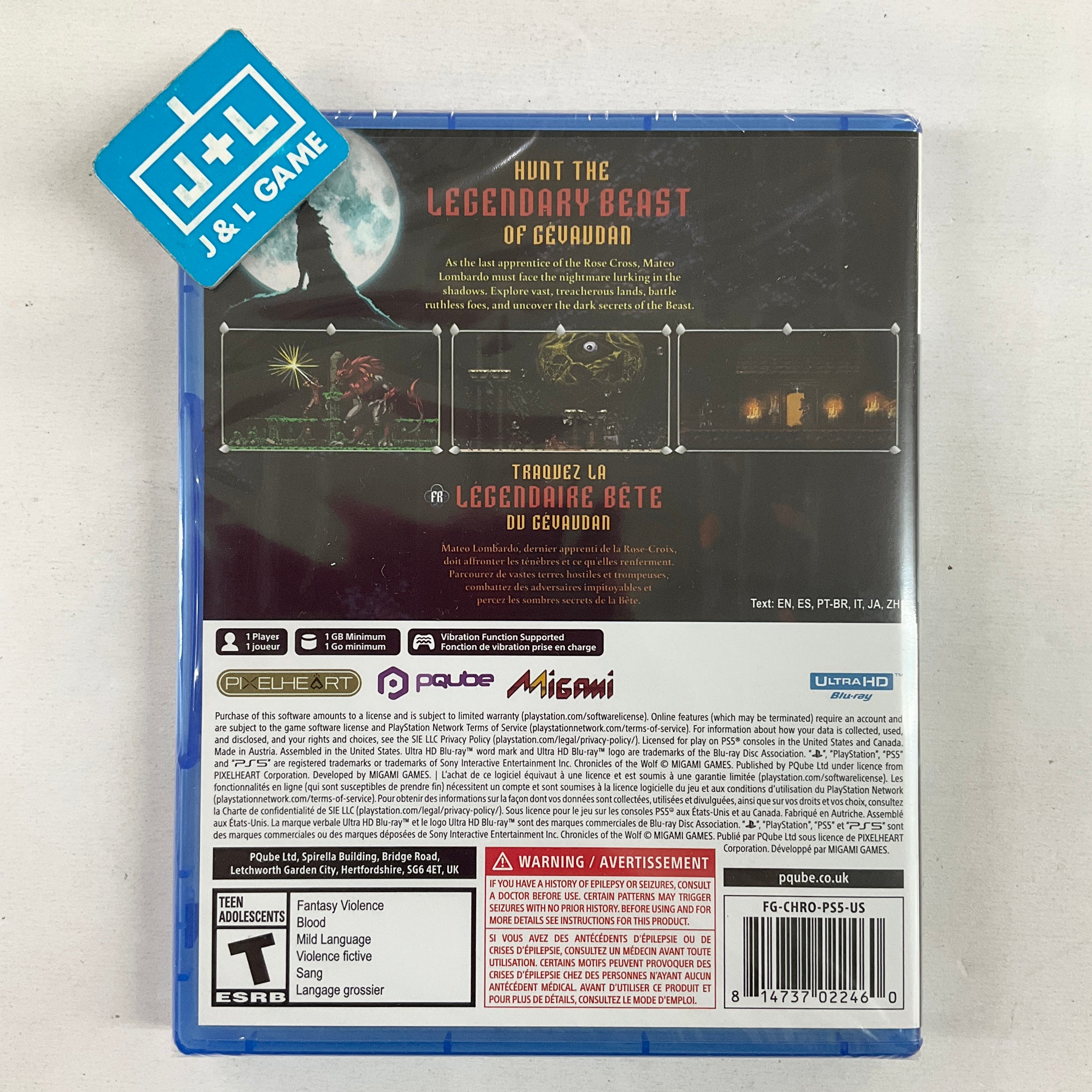Chronicles of the Wolf - (PS5) PlayStation 5 Video Games PQube