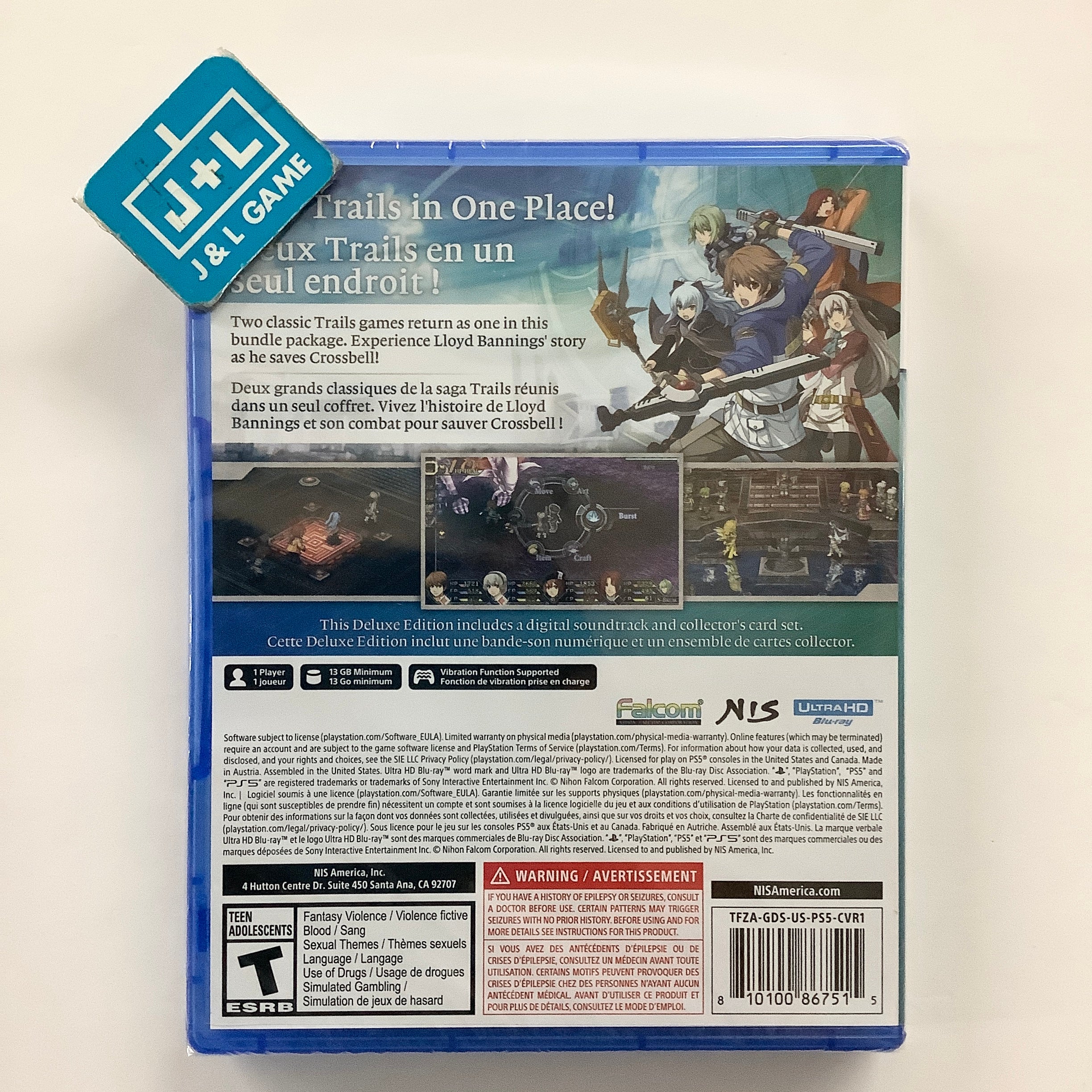 The Legend of Heroes: Trails from Zero / Trails to Azure (Deluxe Edition) - (PS5) PlayStation 5
