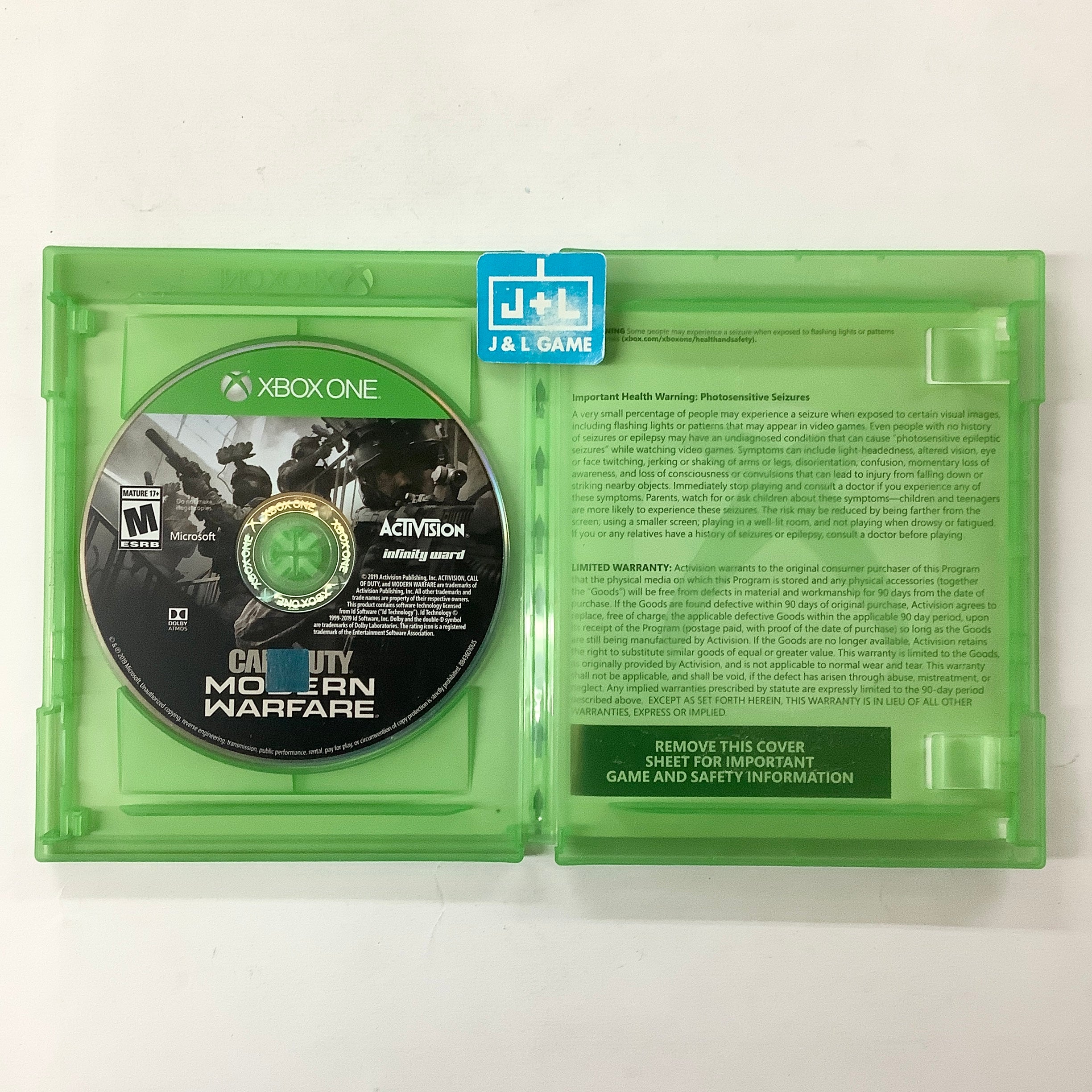 Call of Duty: Modern Warfare - (XB1) Xbox One [Pre-Owned] Video Games ACTIVISION   