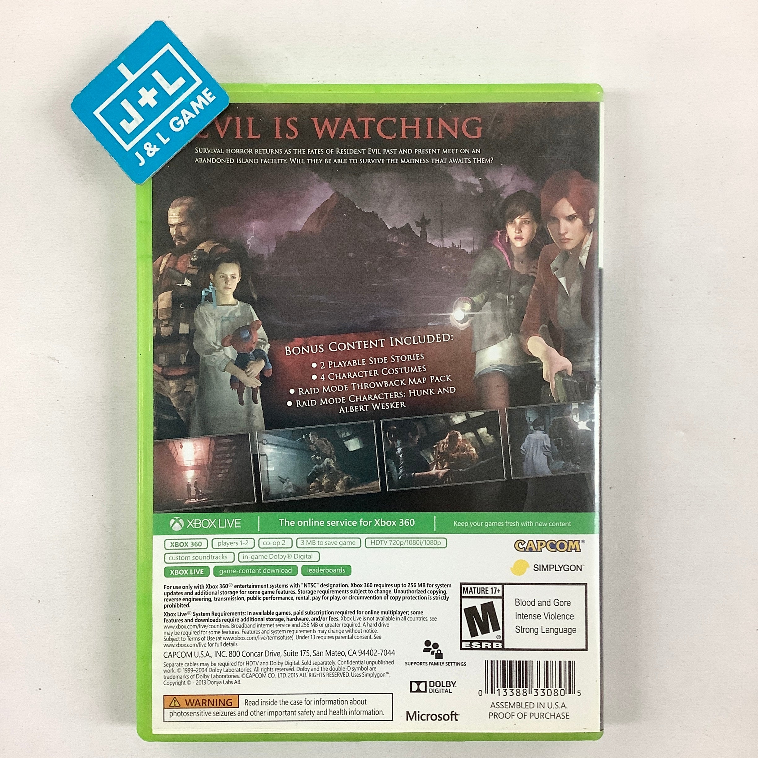 Resident Evil: Revelations 2 - Xbox 360 [Pre-Owned] Video Games Capcom