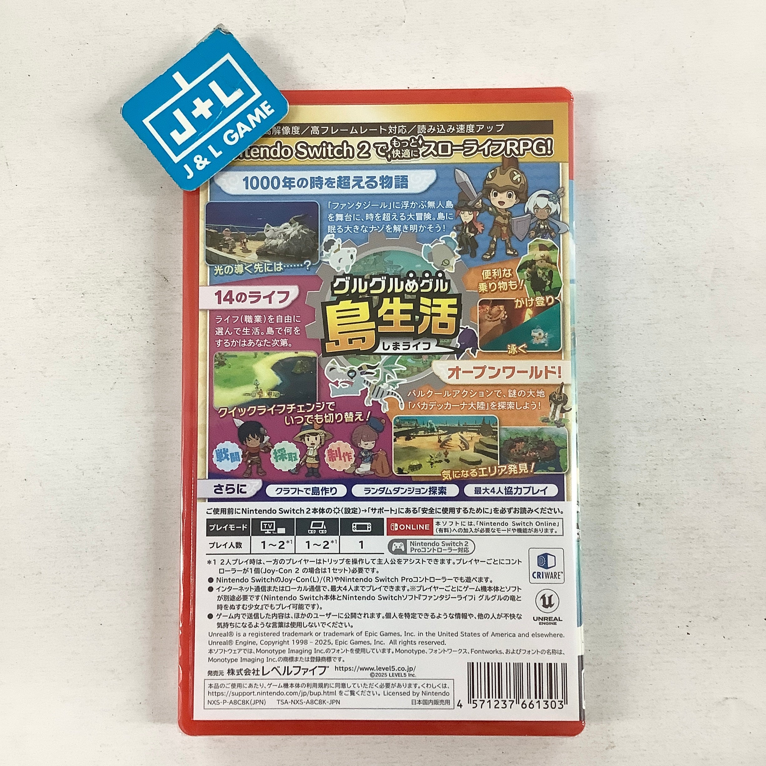 Fantasy Life i: The Girl Who Steals Time (Nintendo Switch 2 Edition) - (NS2) Nintendo Switch 2 (Japanese Import) Video Games Level 5