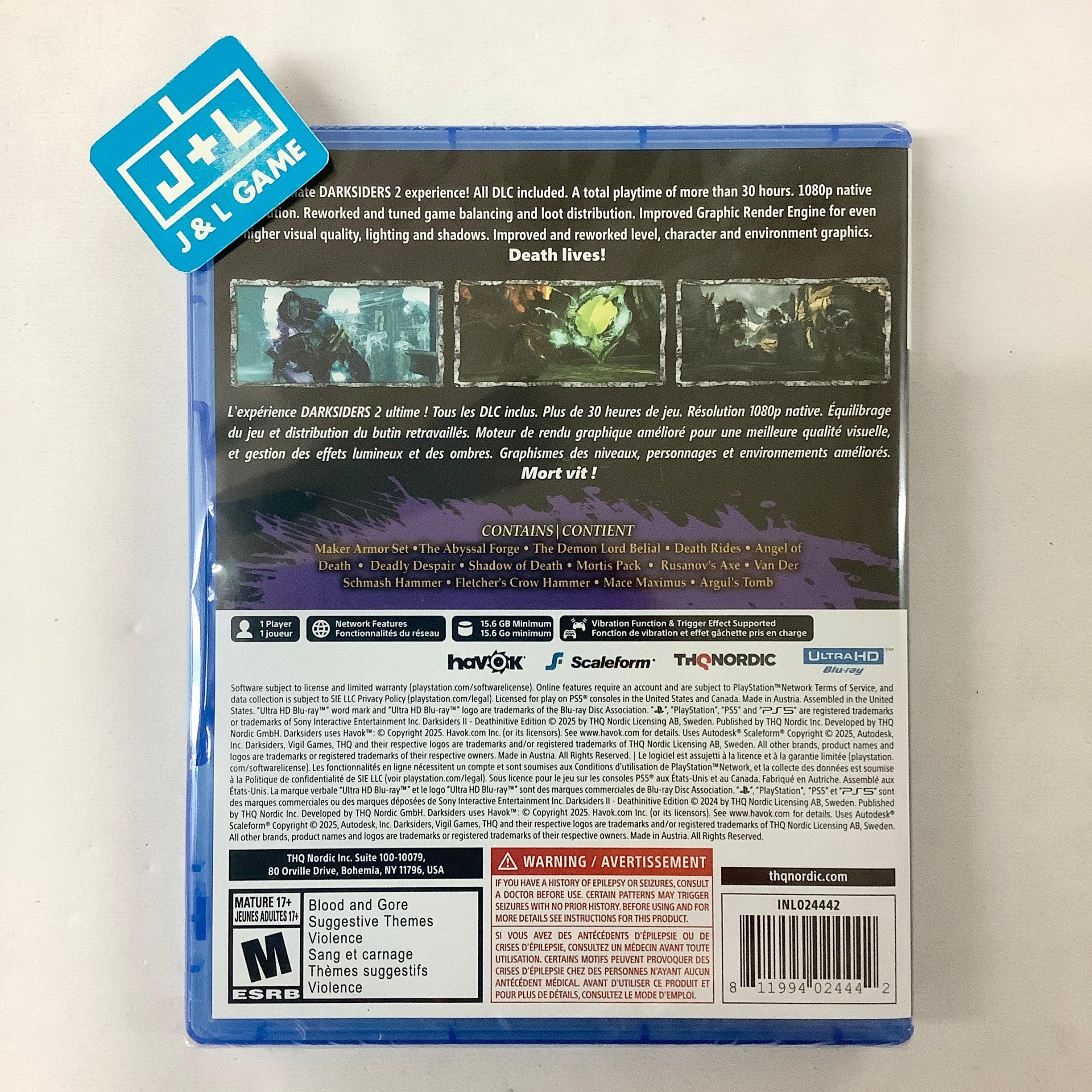 Darksiders 2: Deathinitive Edition - (PS5) PlayStation 5 Video Games THQ Nordic
