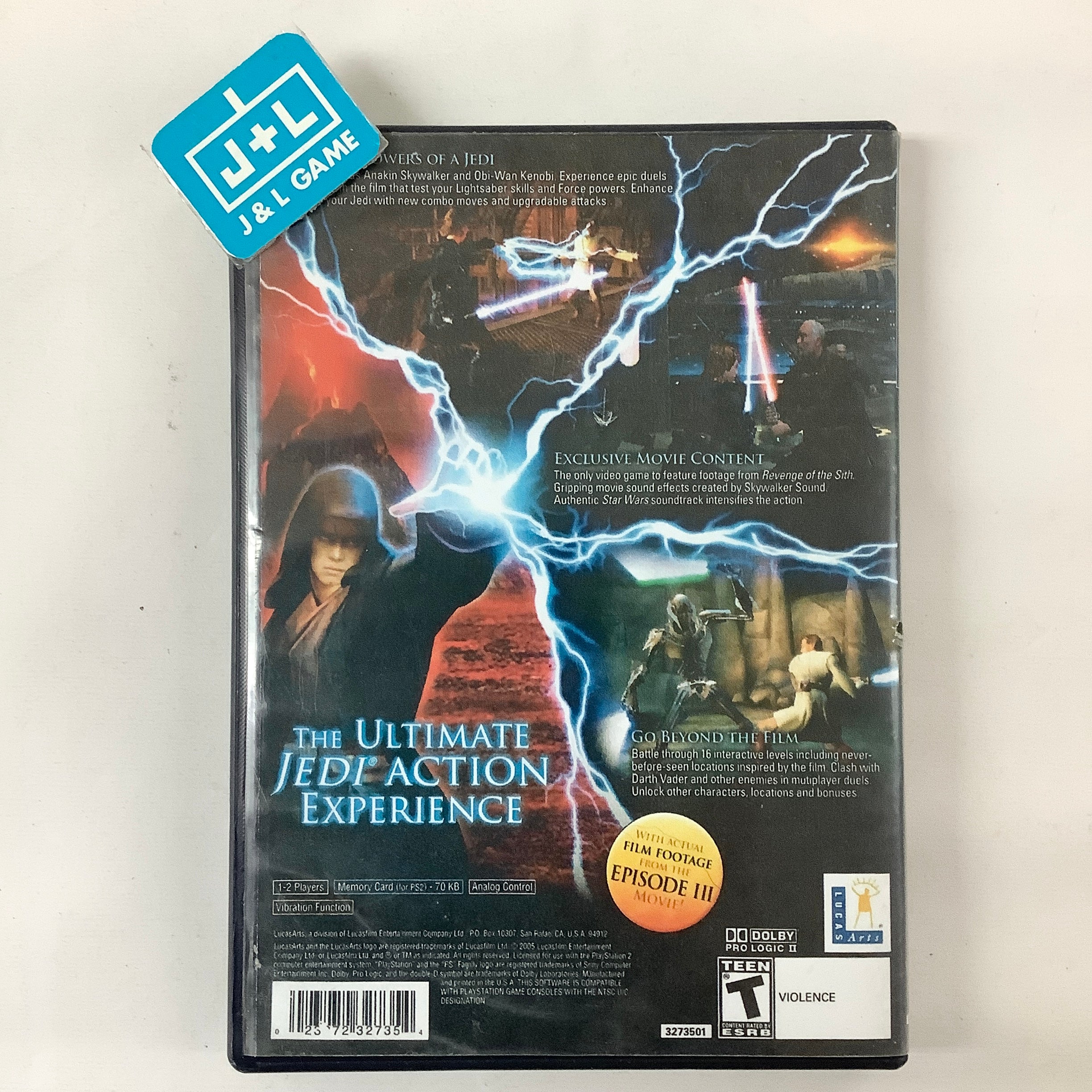 JEU SONY PS2 STAR WARS EPISODE III 3 LA REVANCHE DES SITH JEU SONY PS2 STAR WARS EPISODE III 3 LA REVANCHE DES SITH