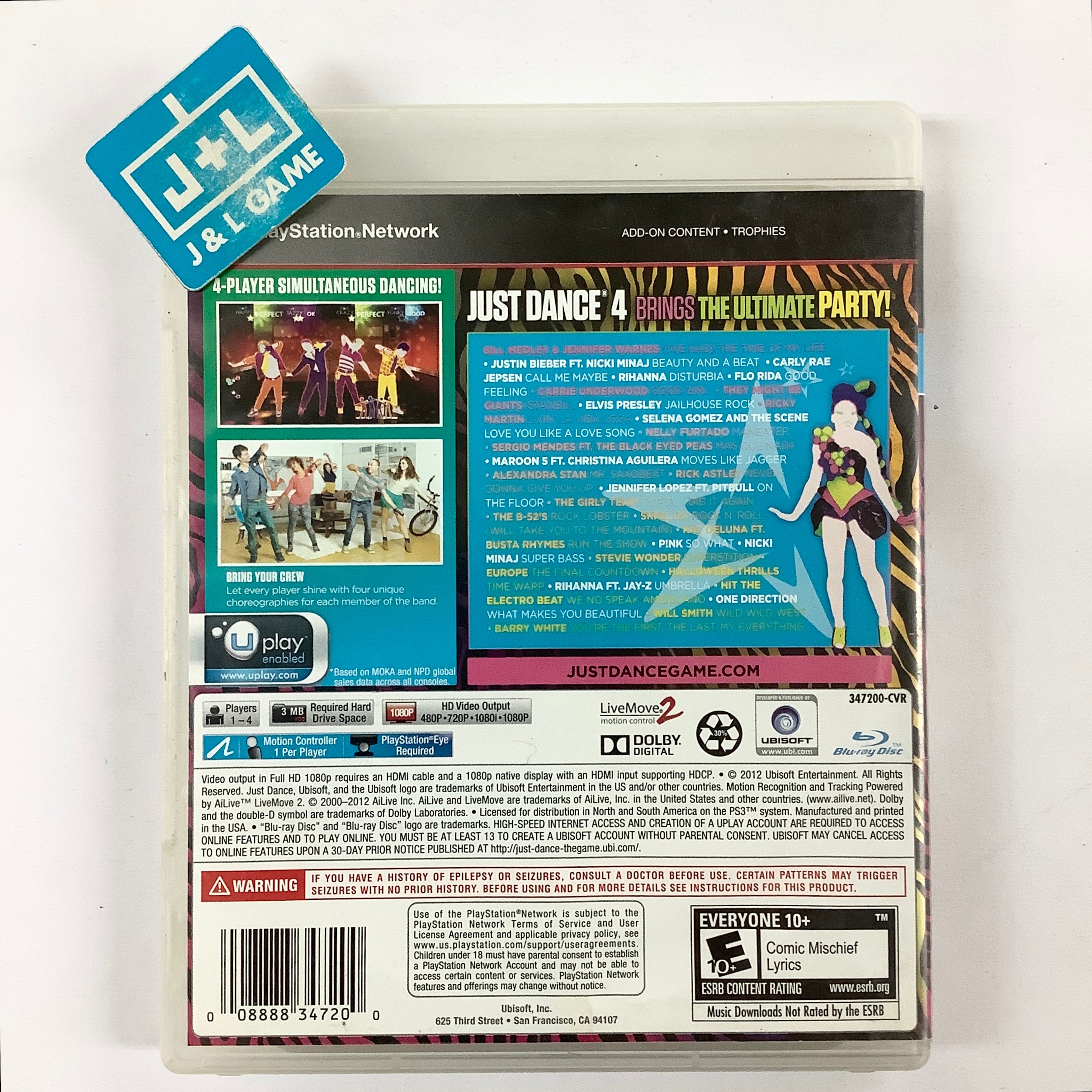 Sony Playstation Just Dance 2021 - Jeu PS4 . Fiche Technique et Prix au Sony Playstation Just Dance 2021 - Jeu PS4 . Fiche Technique et Prix au