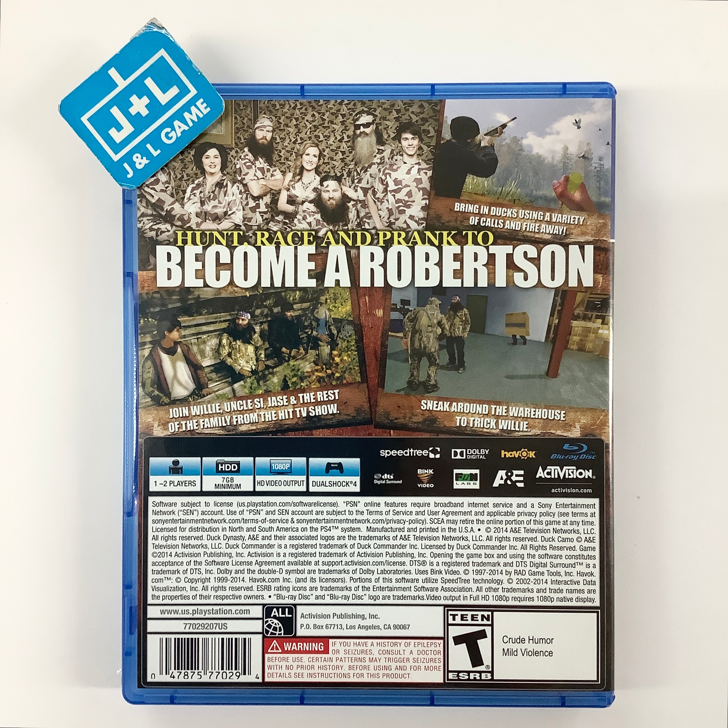 Duck Dynasty - (PS4) PlayStation 4 [Pre-Owned] Video Games Activision