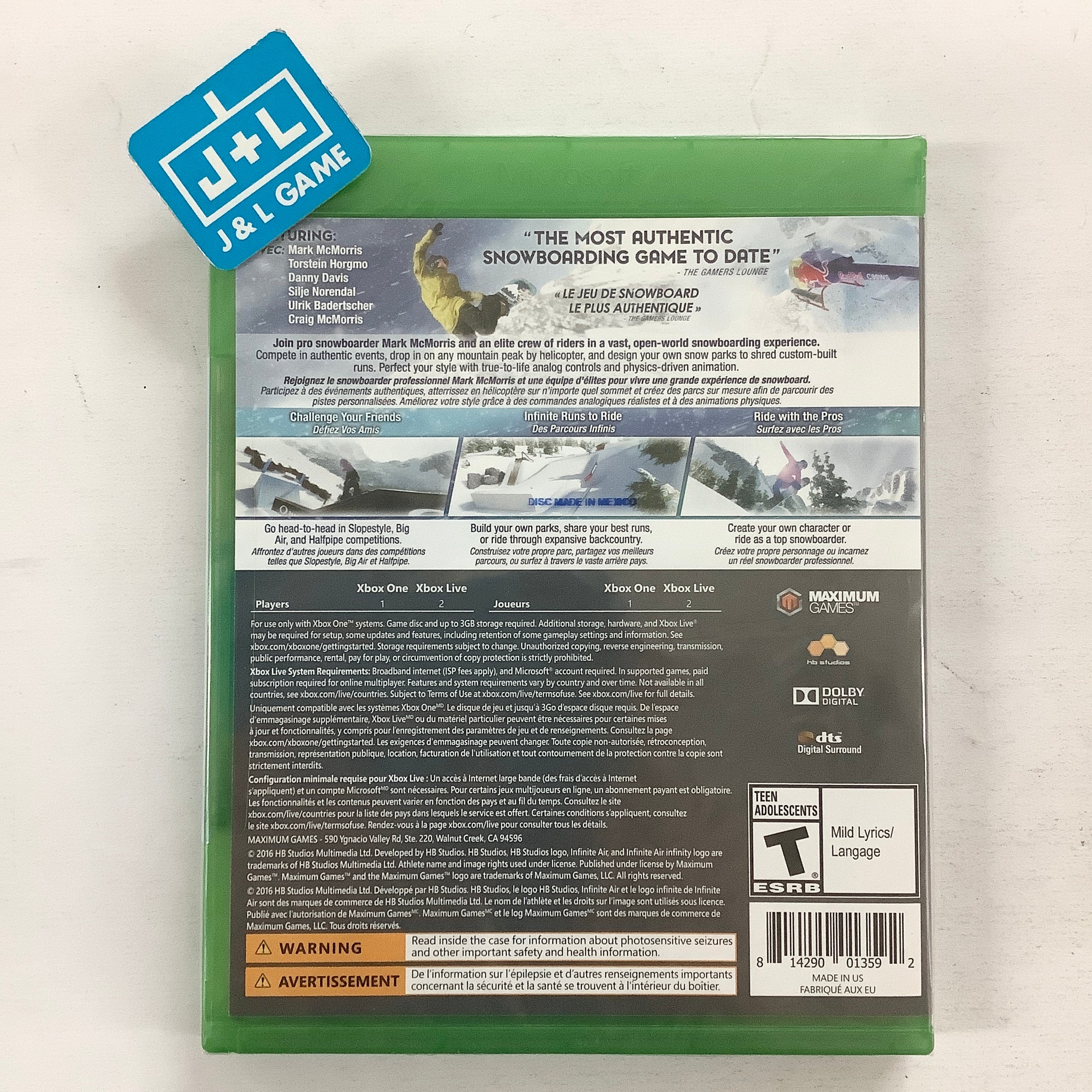 Mark McMorris Infinite Air - (XB1) Xbox One Video Games Maximum Games   