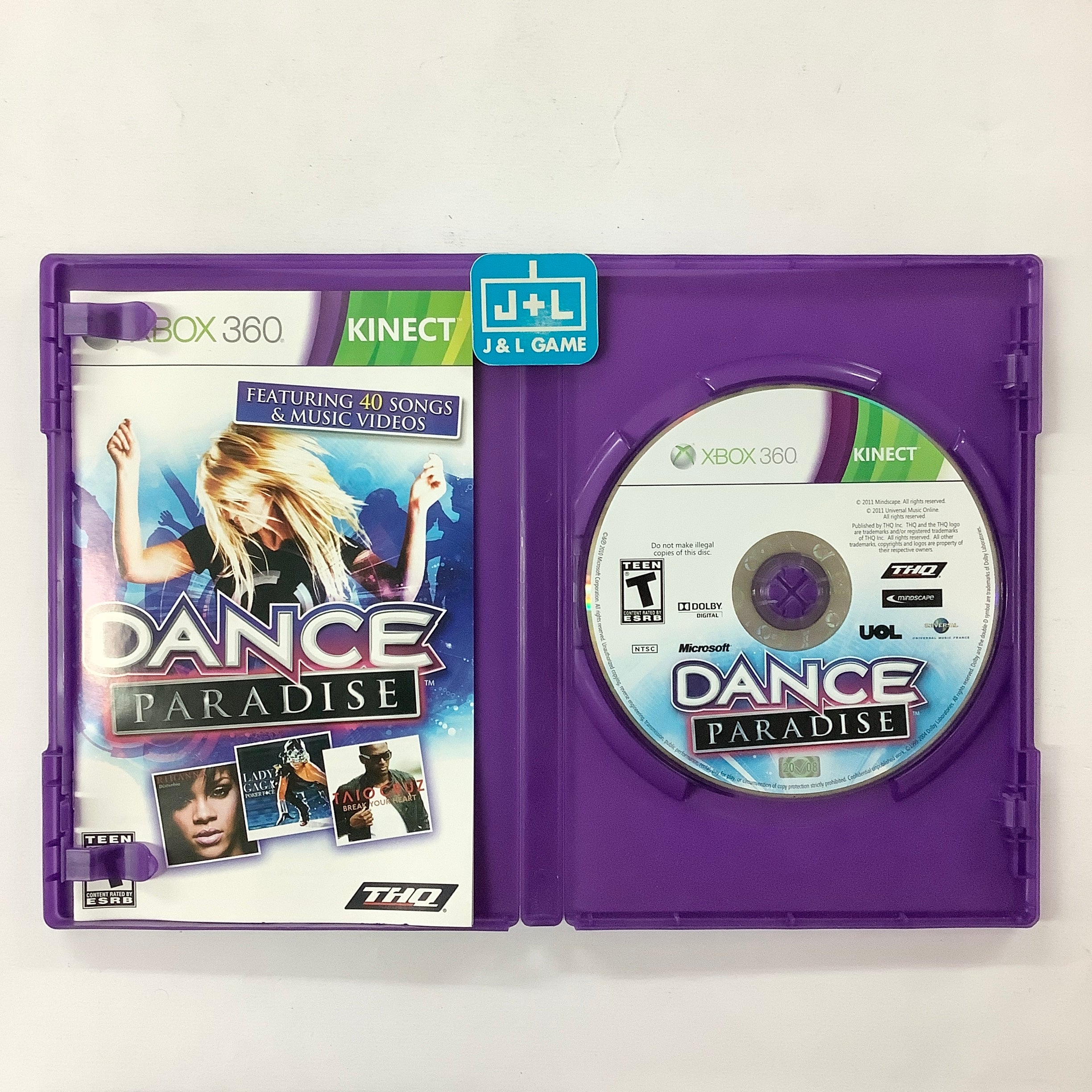 Dance Paradise (Kinect Required) - Xbox 360 [Pre-Owned] Video Games THQ   