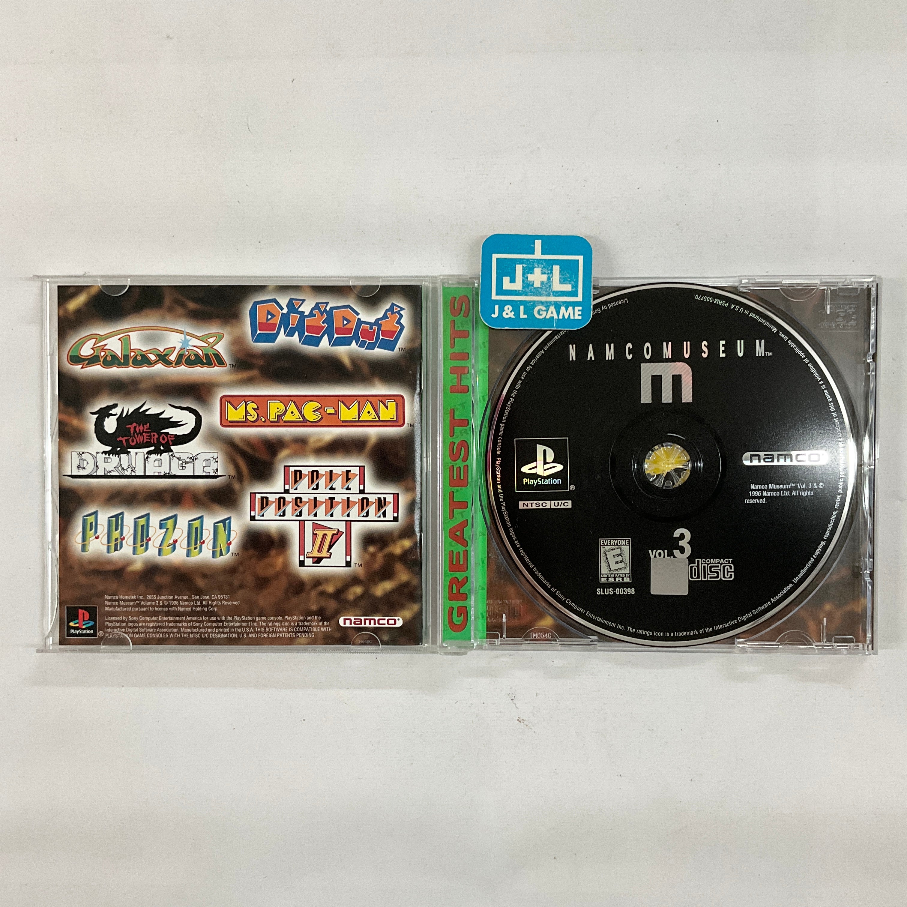 Namco Museum Vol. 3 (Greatest Hits) - (PS1) PlayStation 1