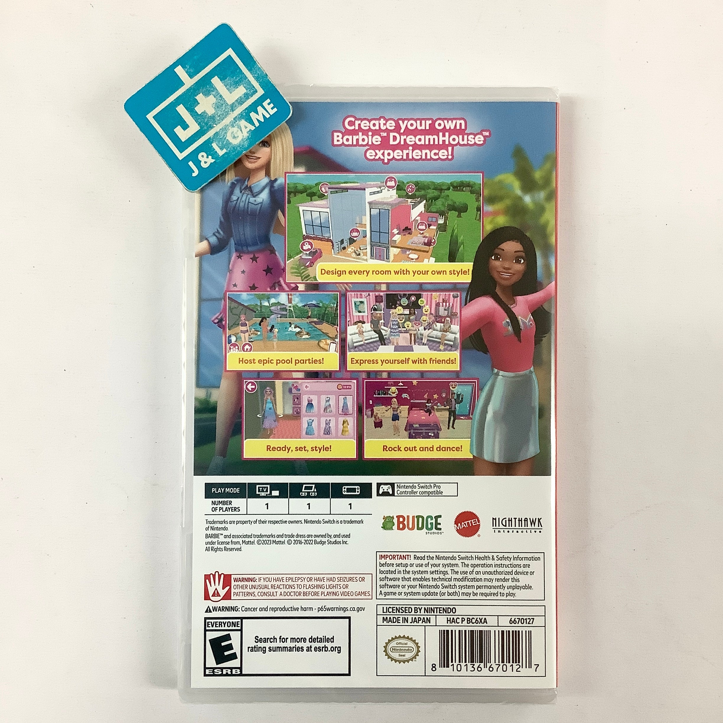 Barbie Dreamhouse Adventures - (NSW) Nintendo Switch Video Games Nighthawk Interactive   