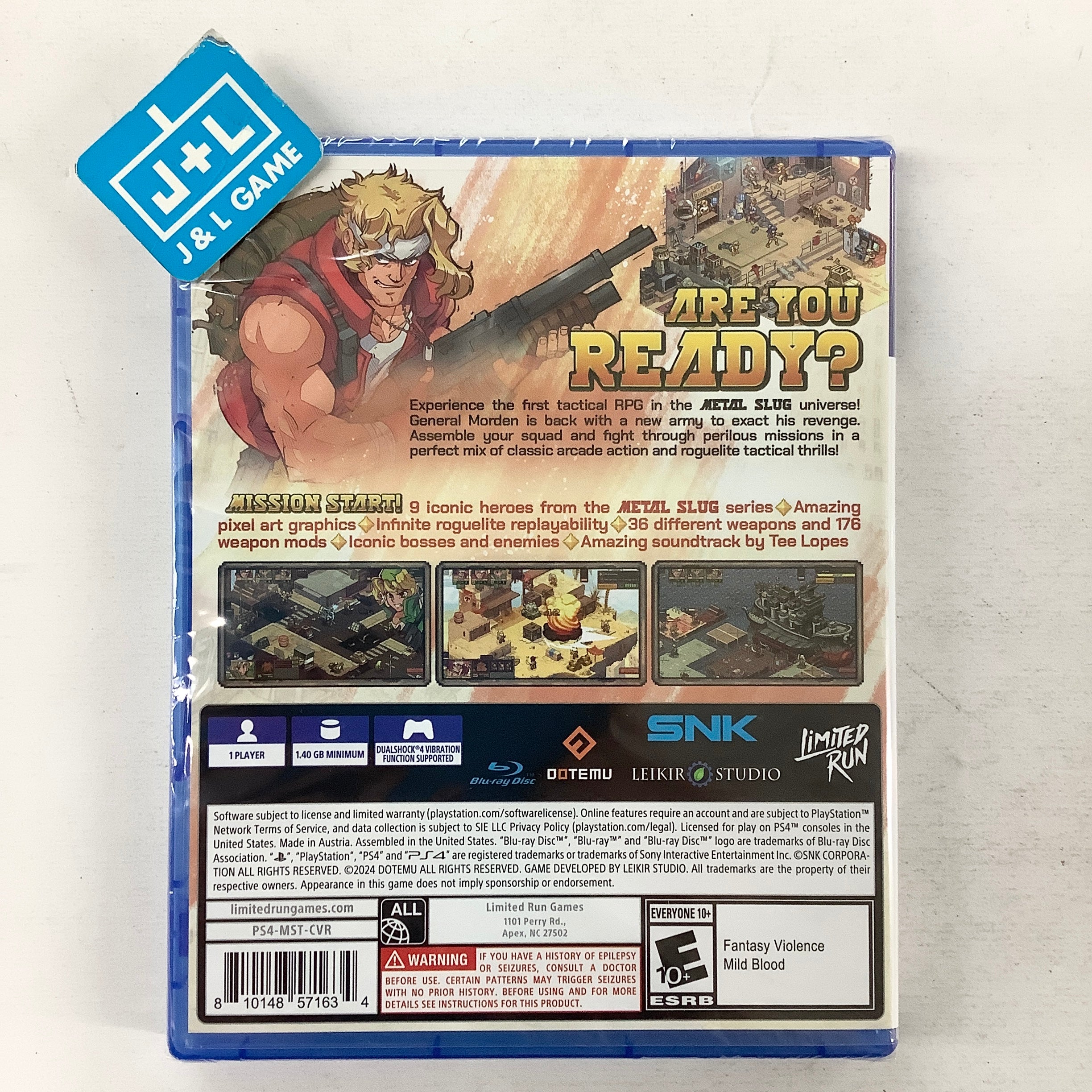 Metal Slug Tactics - (PS4) PlayStation 4 Video Games Limited Run Games