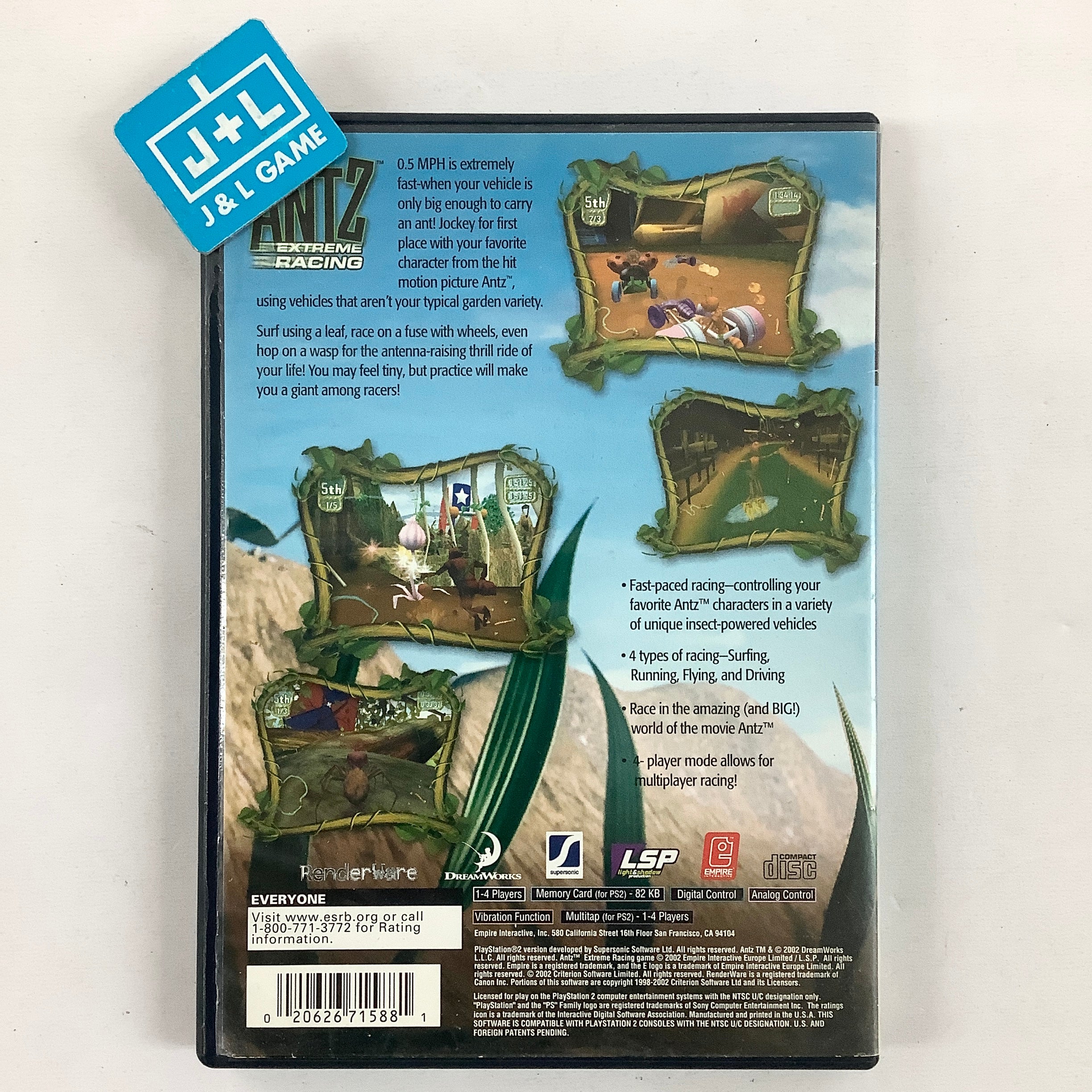 Antz: Extreme Racing - (PS2) PlayStation 2 [Pre-Owned] Video Games Vivendi Universal Games