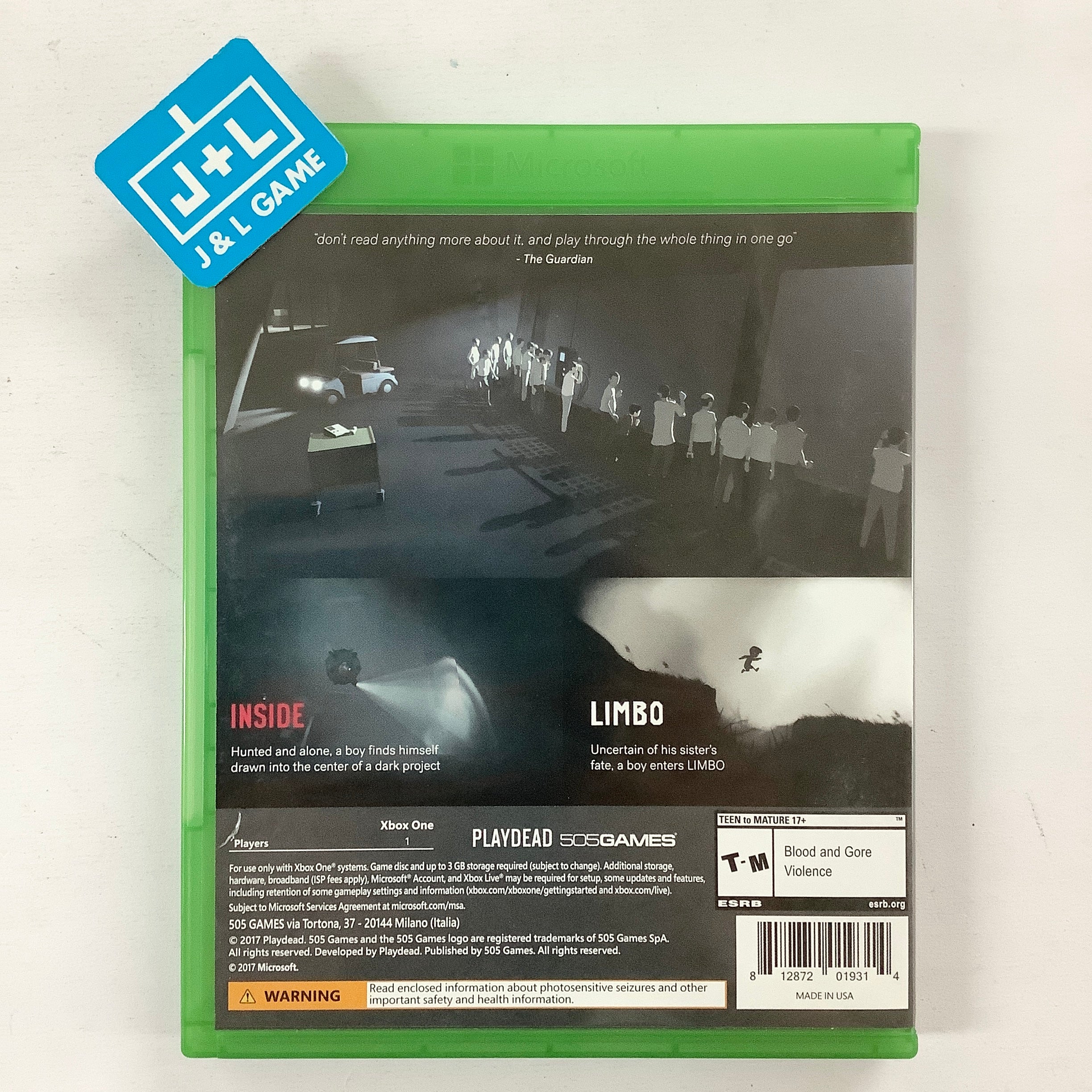 Amazon.com: Inside-Limbo Double Pack (Xbox One) : Video Games